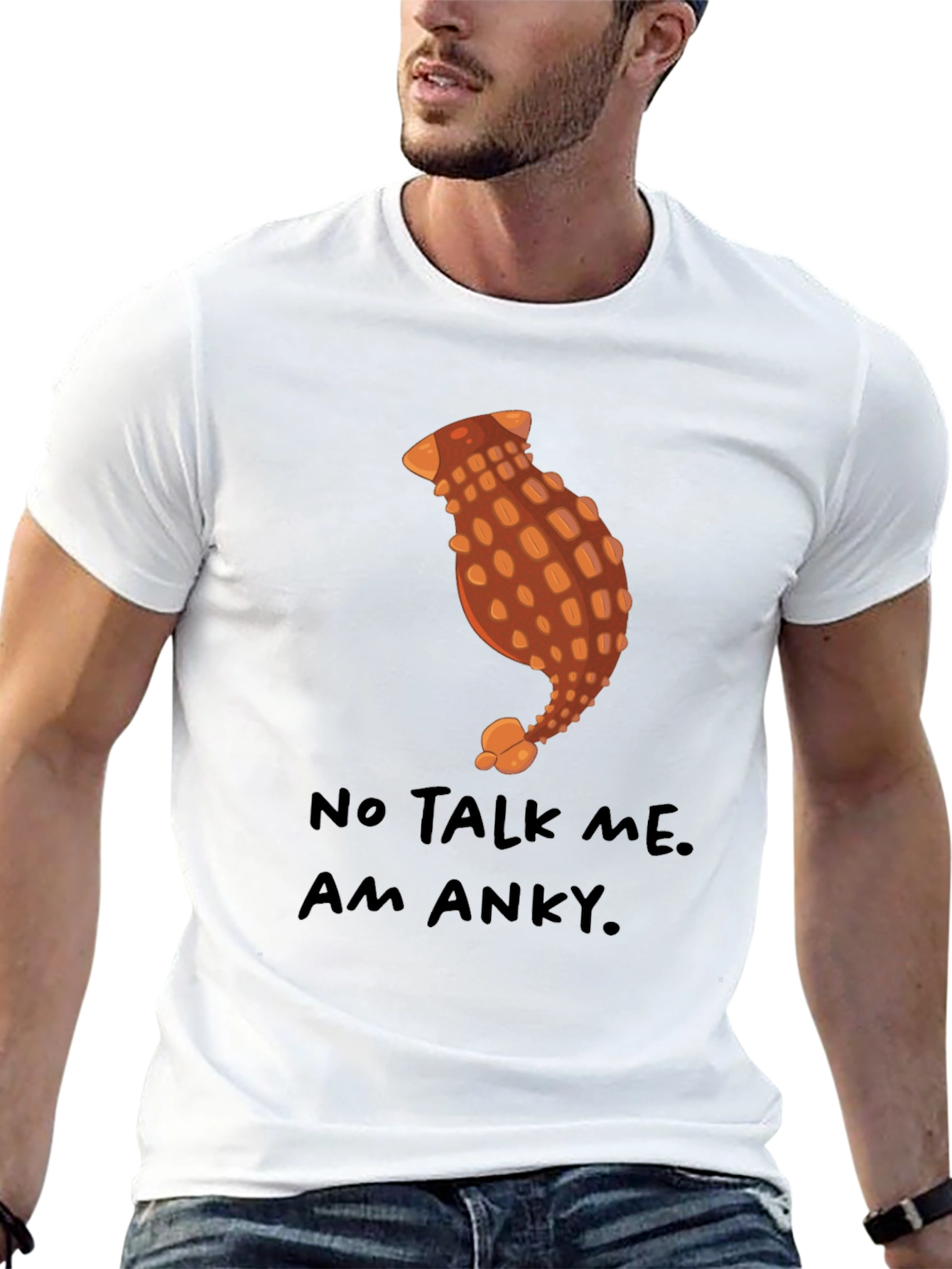 Anky Dinosaur T-Shirt - No Talk Me Am Anky.