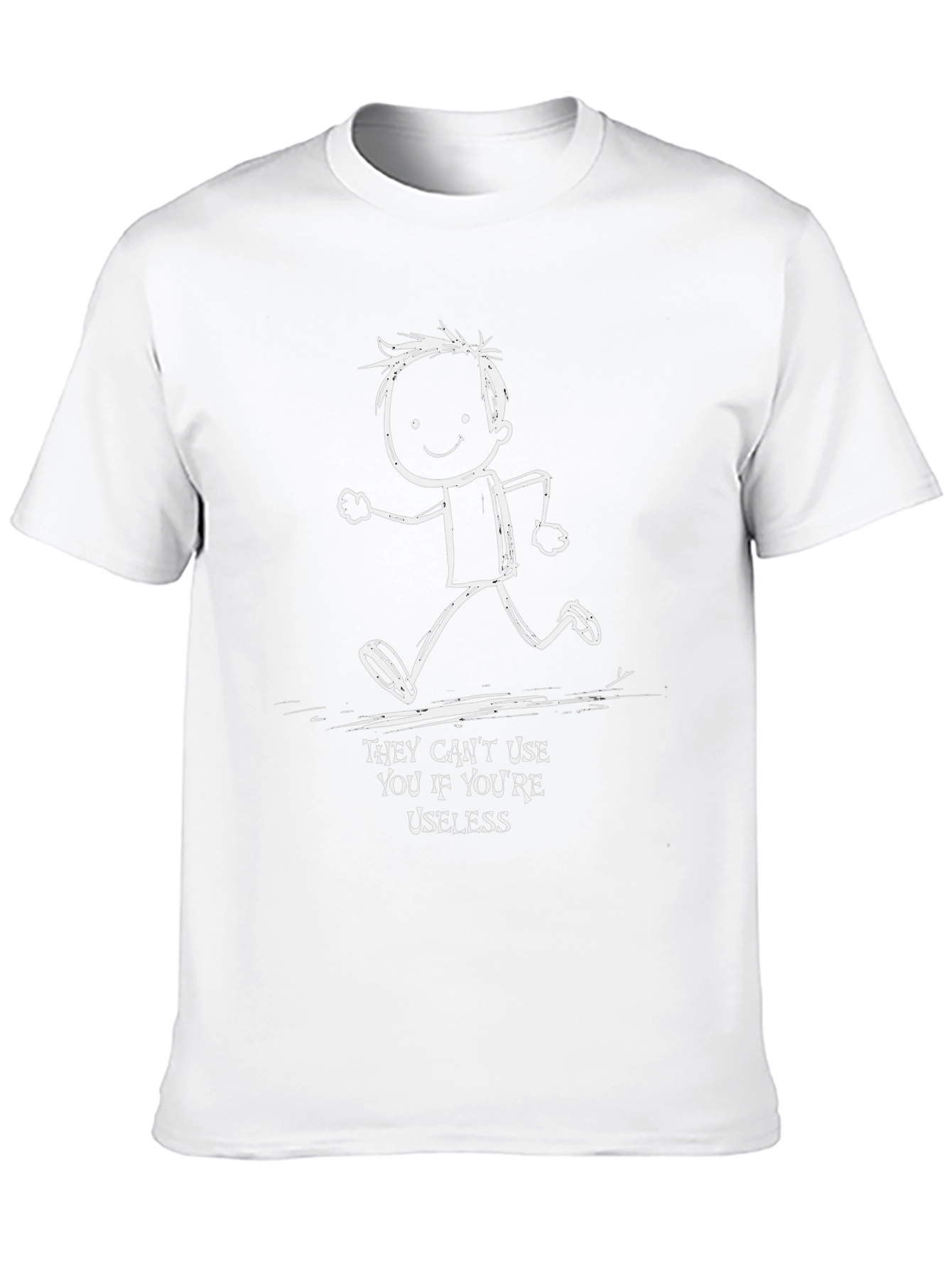 Funny Useless Runner Graphic T-Shirt