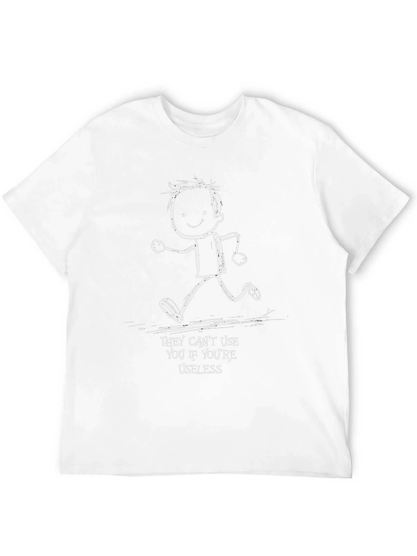 Funny Useless Runner Graphic T-Shirt
