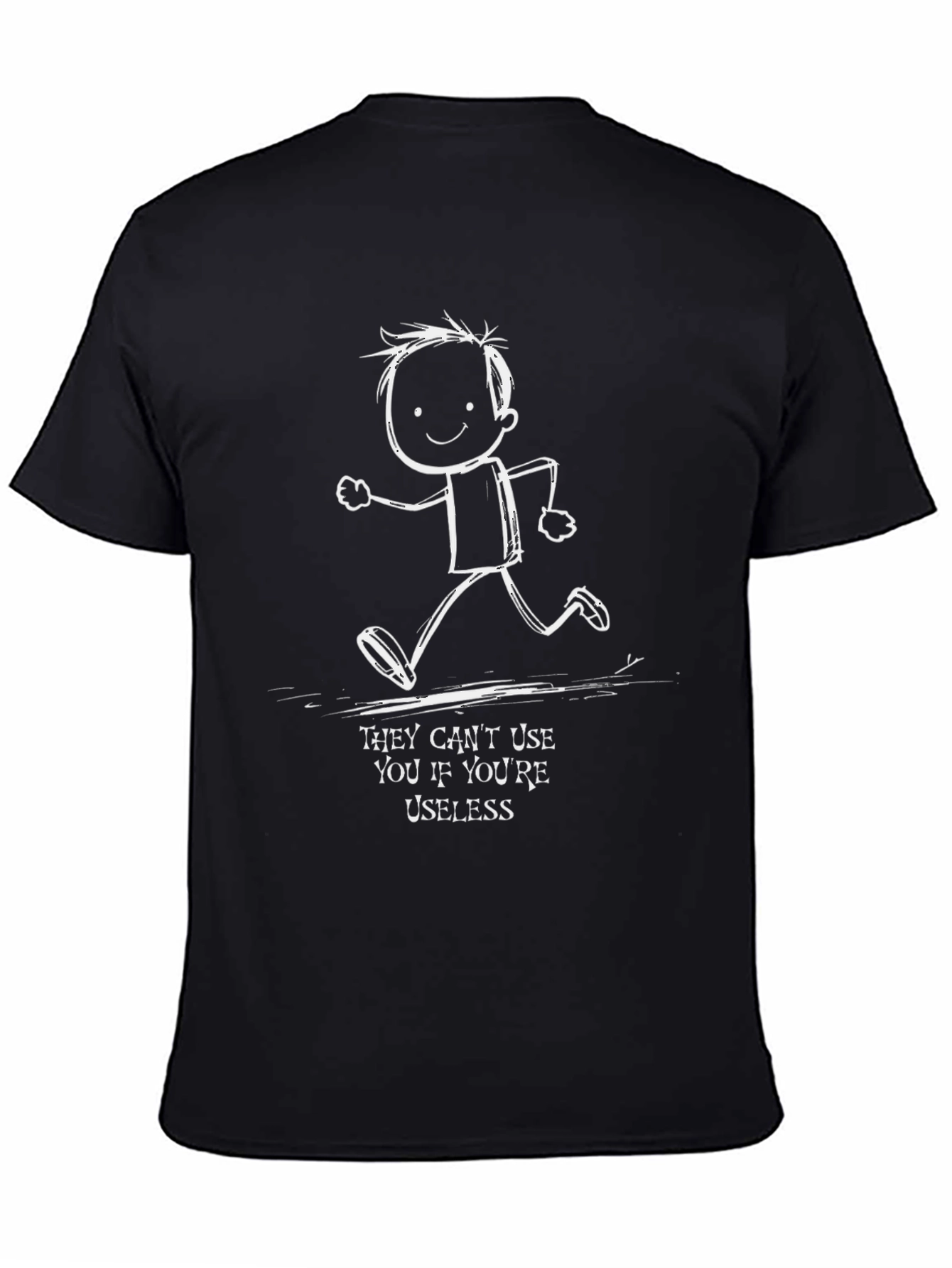 Funny Useless Runner Graphic T-Shirt
