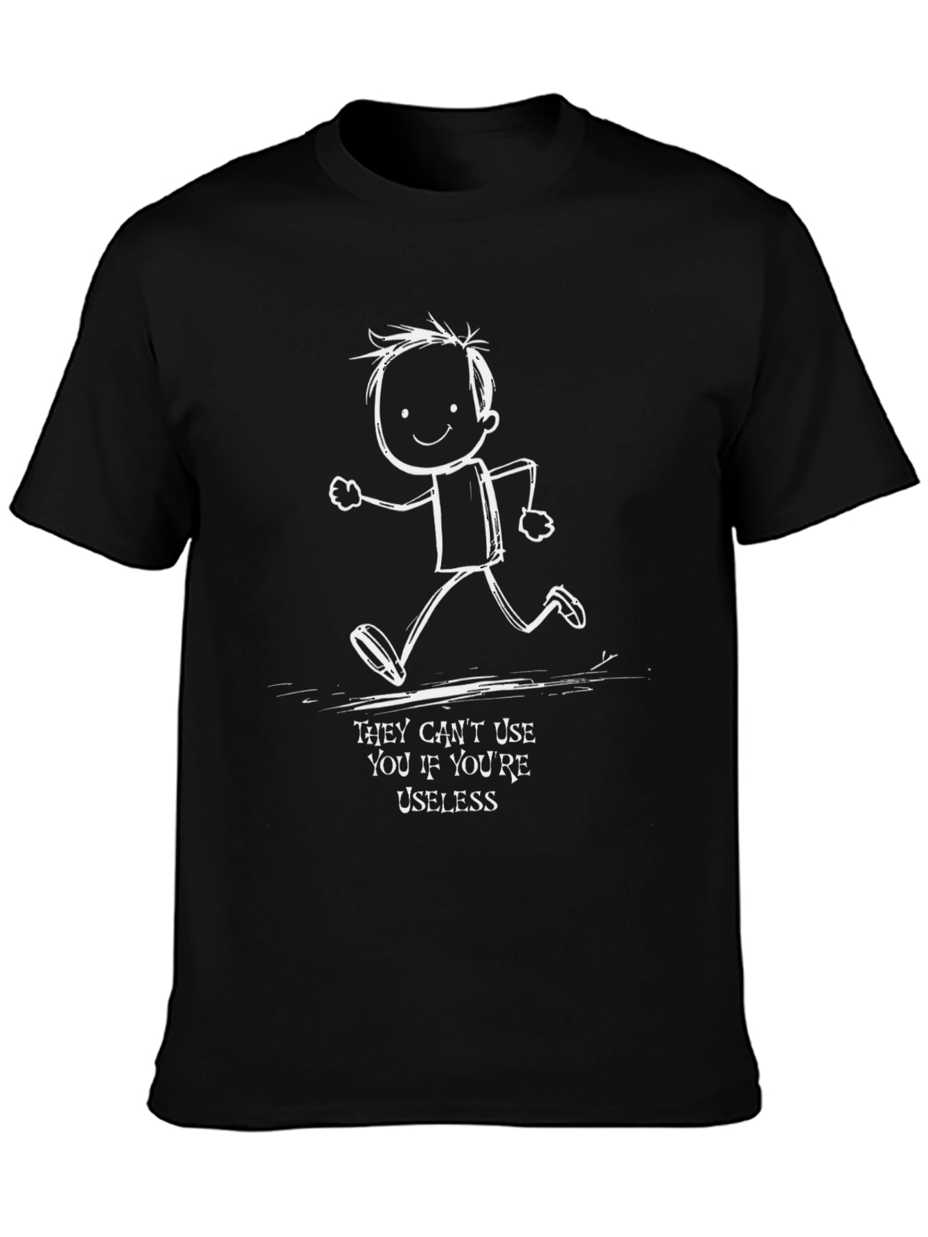 Funny Useless Runner Graphic T-Shirt
