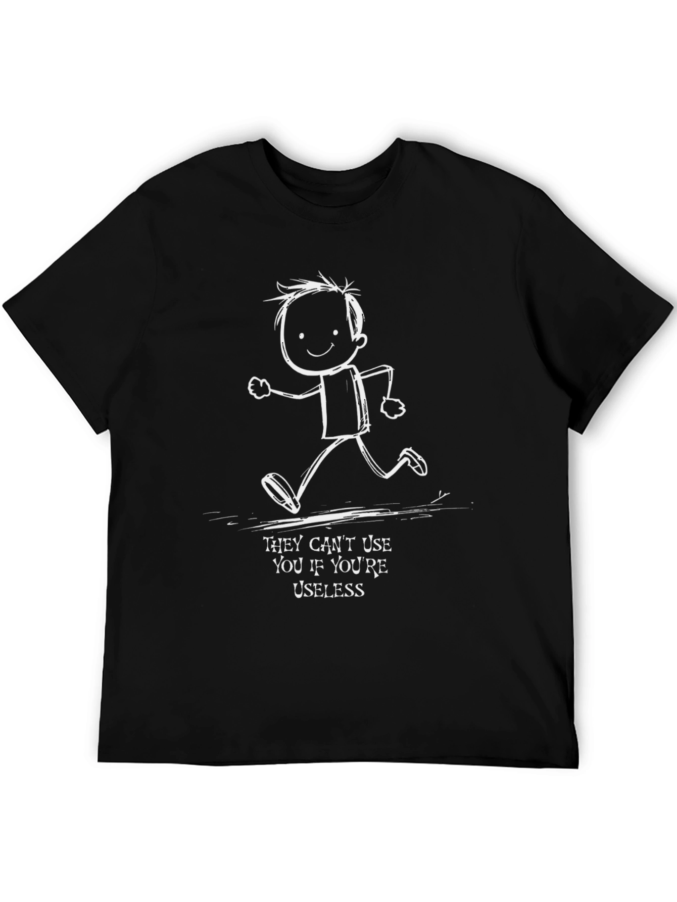 Funny Useless Runner Graphic T-Shirt