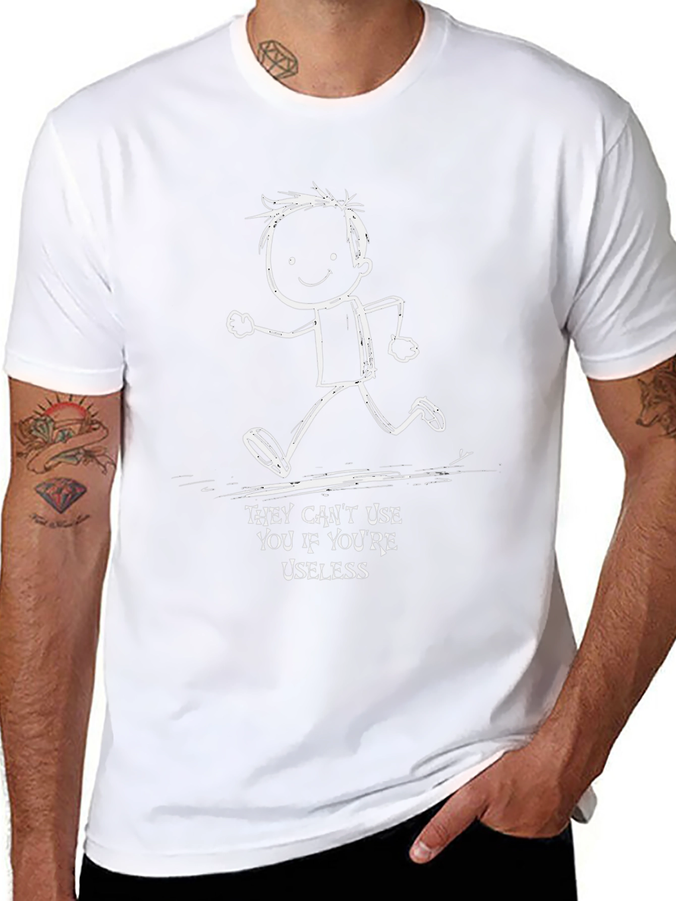 Funny Useless Runner Graphic T-Shirt