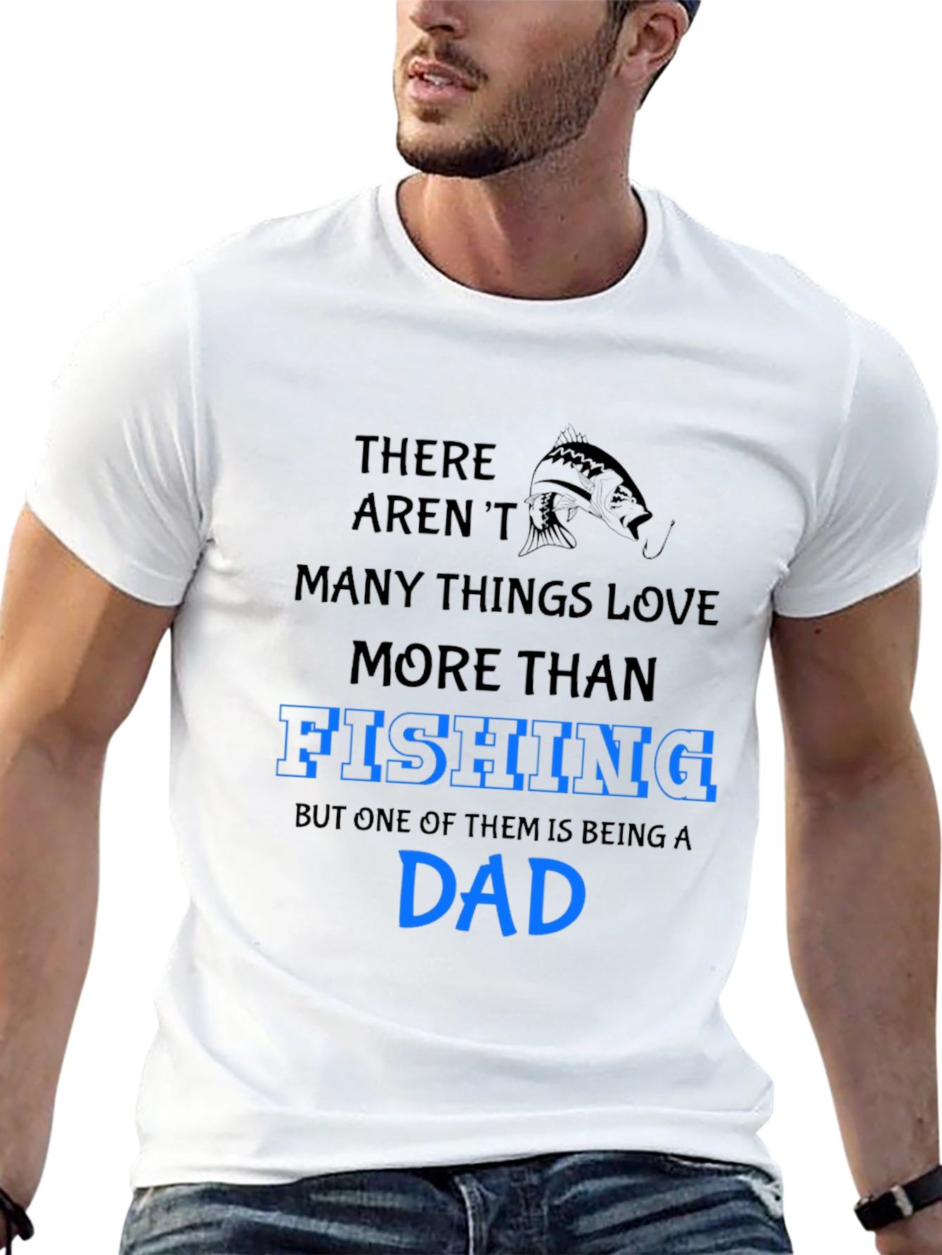 Fishing Dad T-Shirt - Mens Graphic Tee