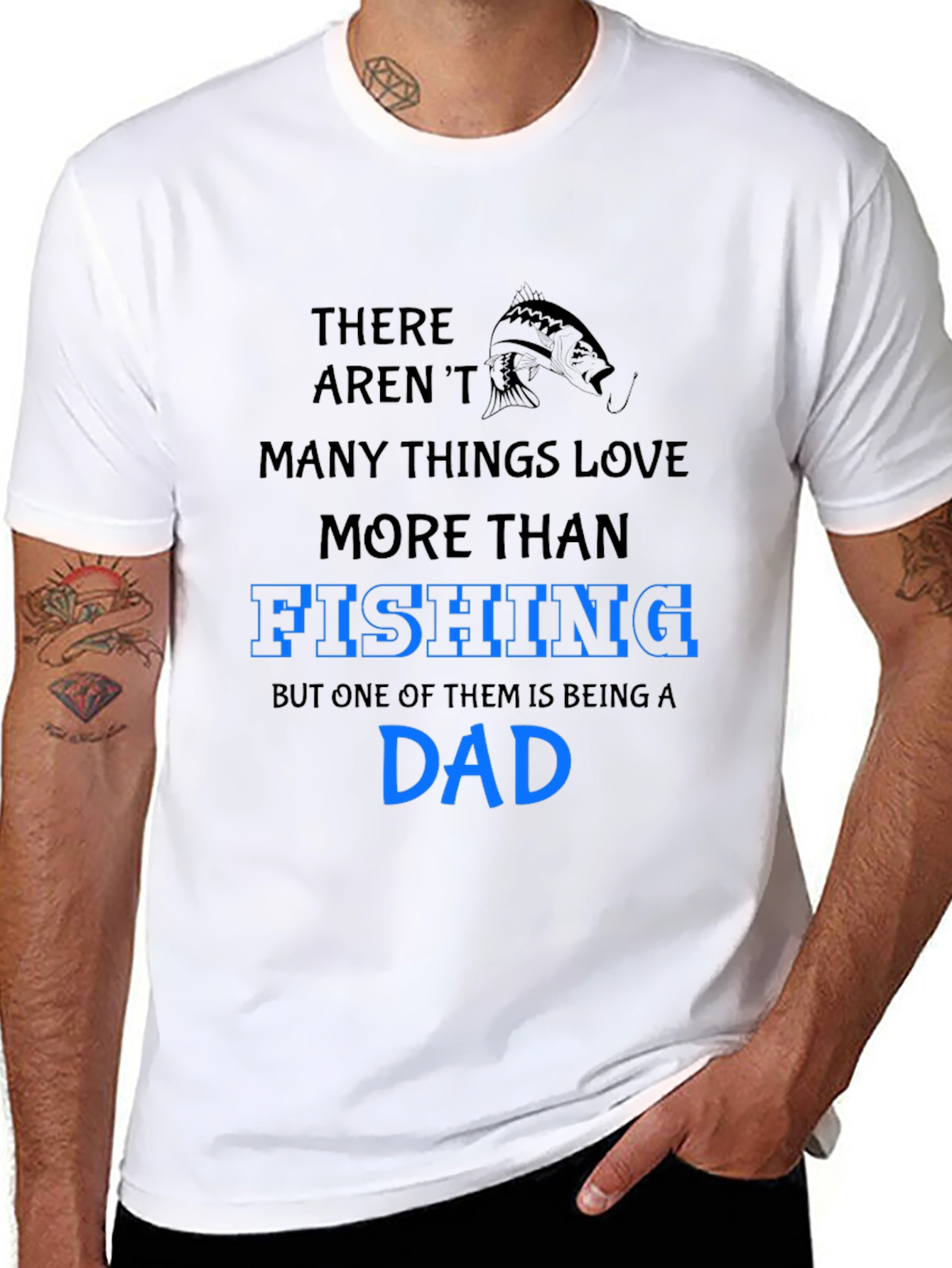 Fishing Dad T-Shirt - Mens Graphic Tee