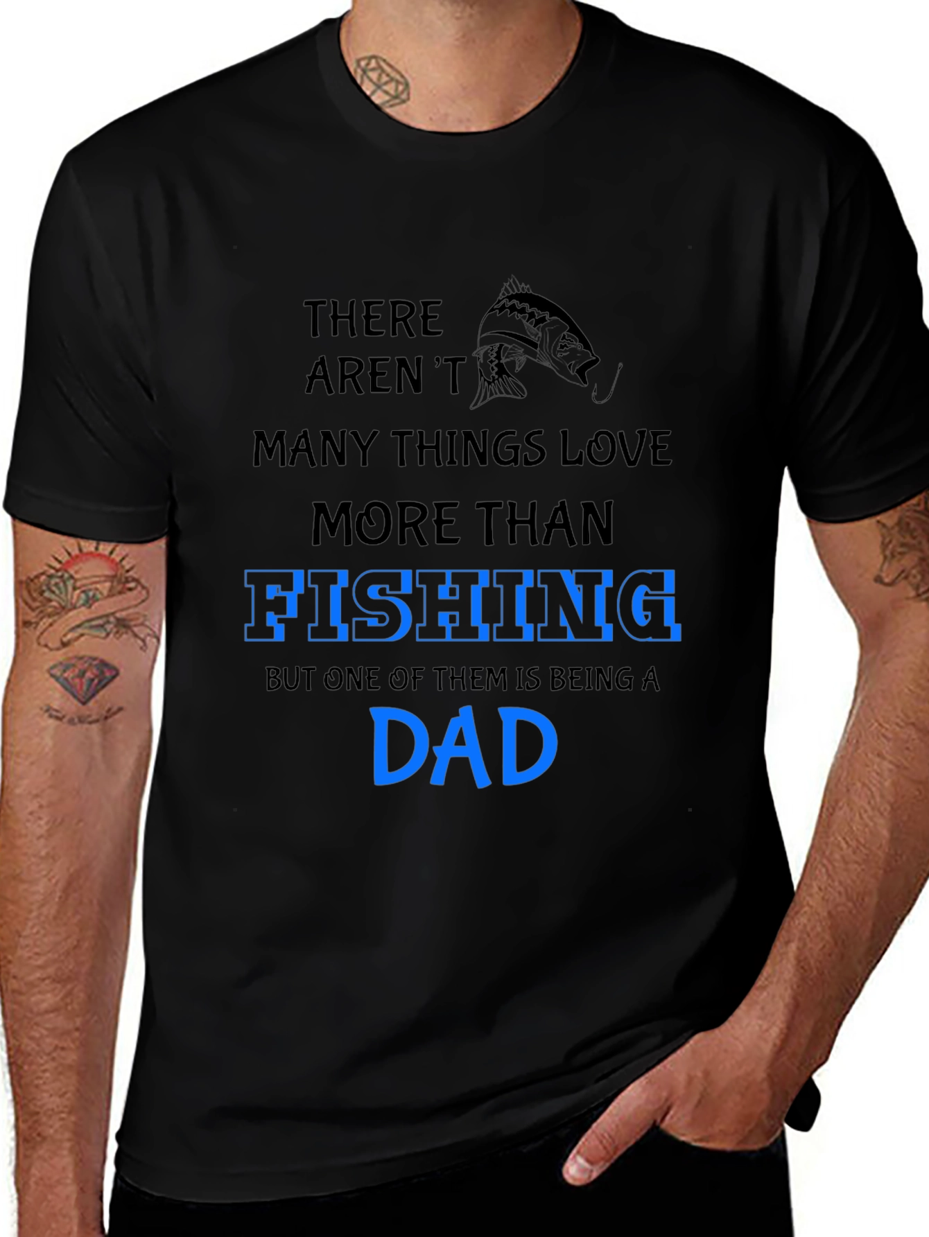 Fishing Dad T-Shirt - Mens Graphic Tee