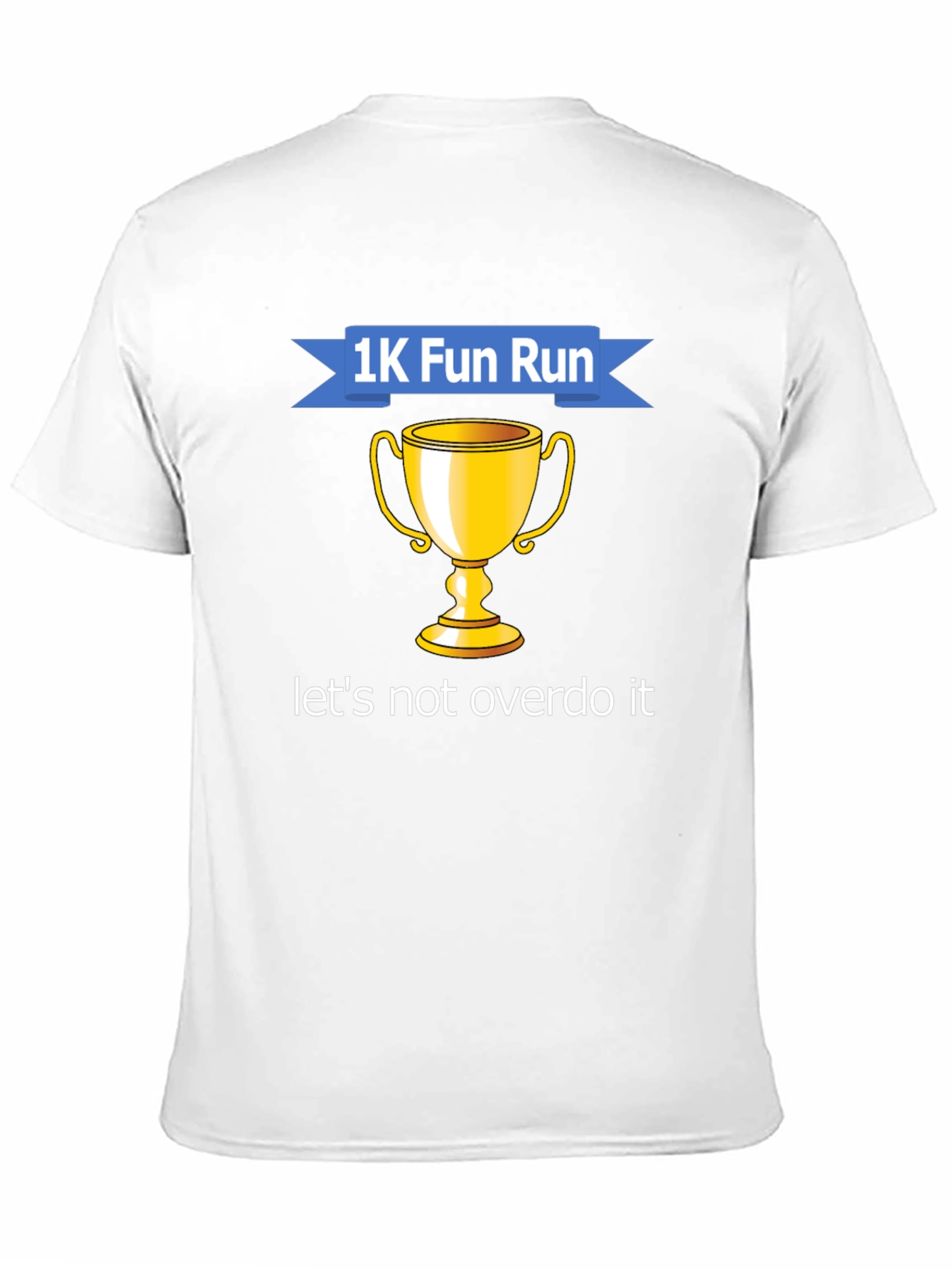 1K Fun Run Trophy Graphic Tee - Black