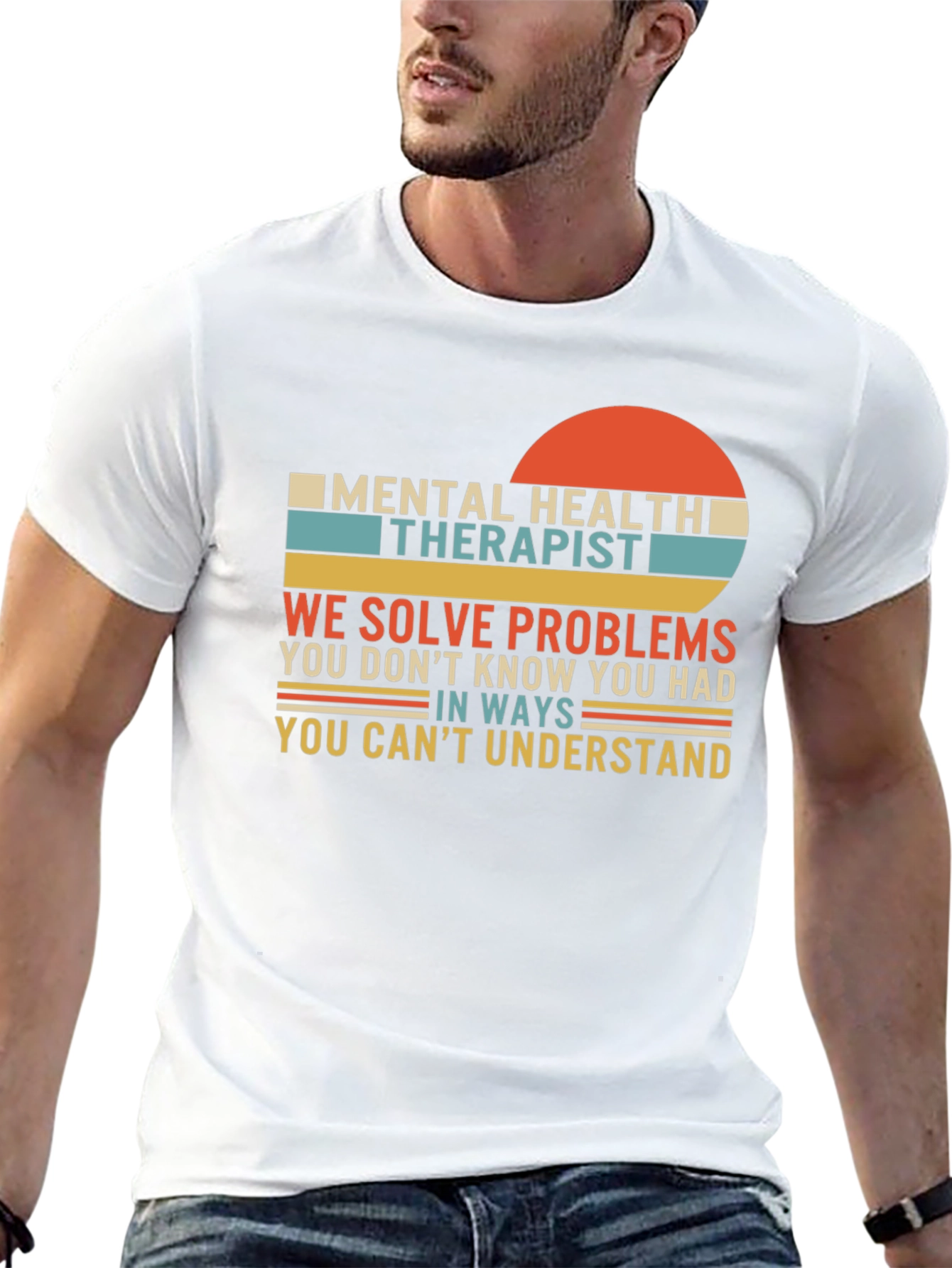 Mental Health Therapist T-Shirt - Solve Problems