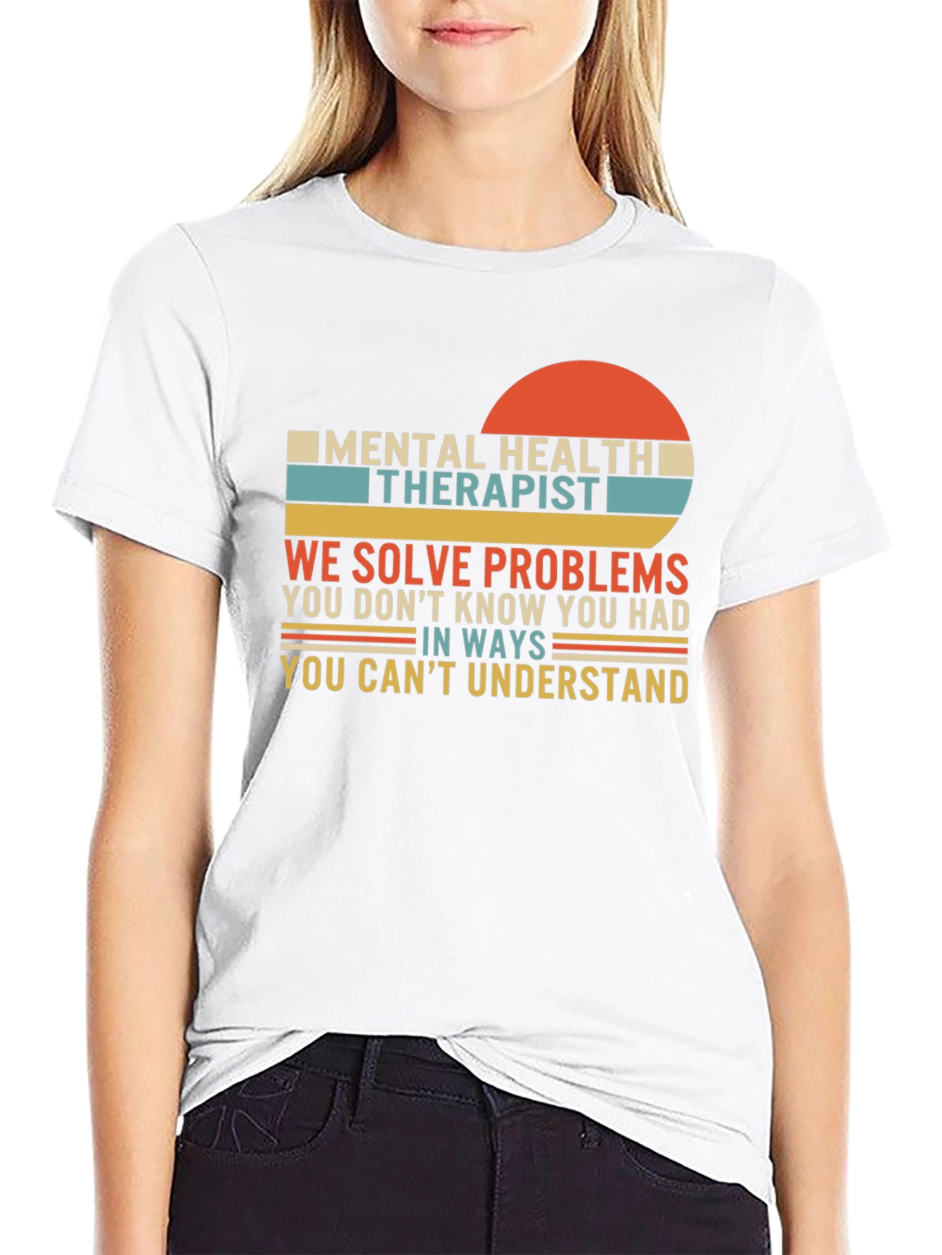 Mental Health Therapist T-Shirt - Solve Problems