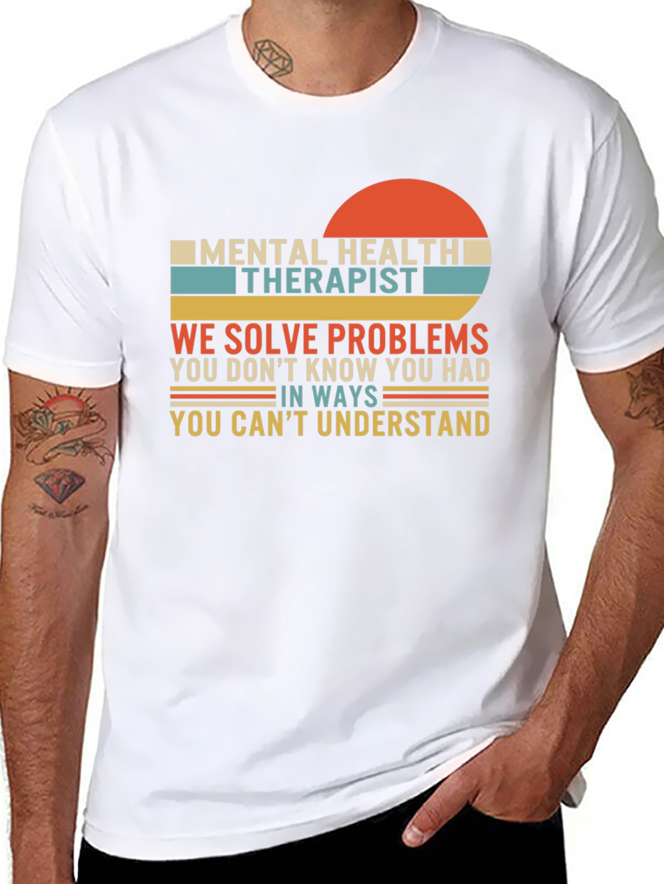 Mental Health Therapist T-Shirt - Solve Problems