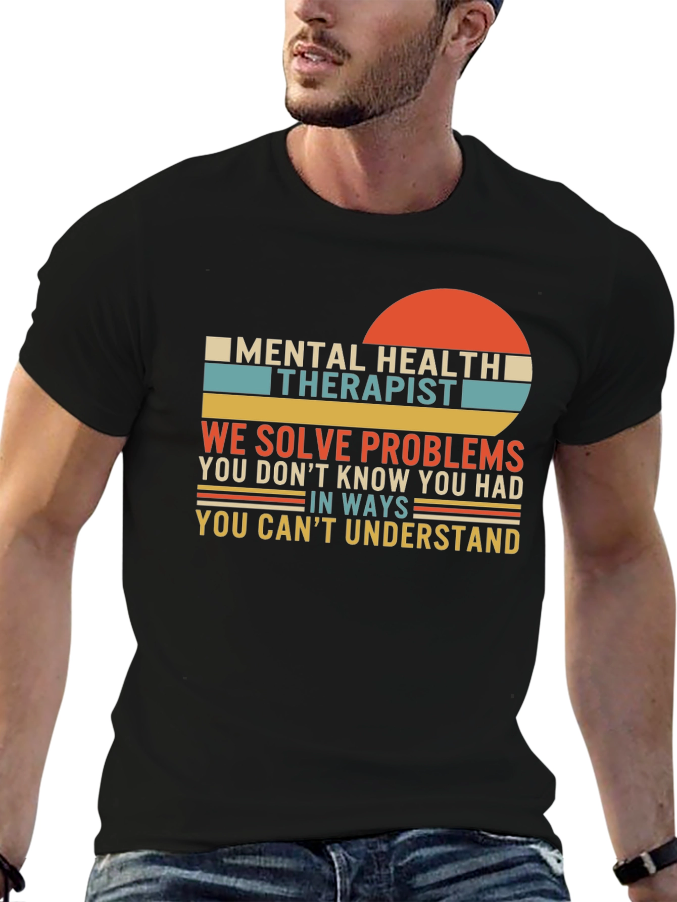 Mental Health Therapist T-Shirt - Solve Problems
