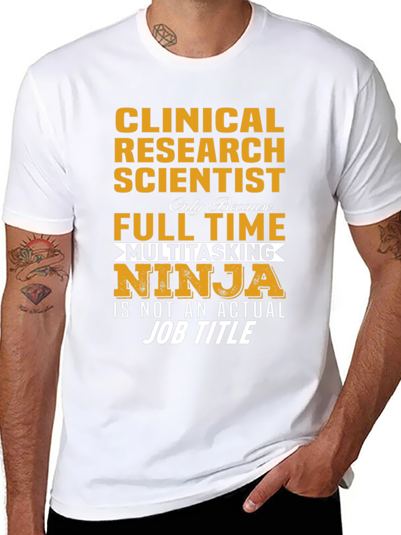 Clinical Research Scientist Multitasking Ninja T-Shirt