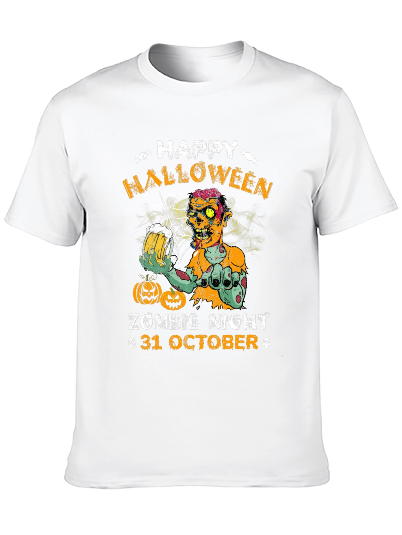 Happy Halloween Zombie Night T-Shirt