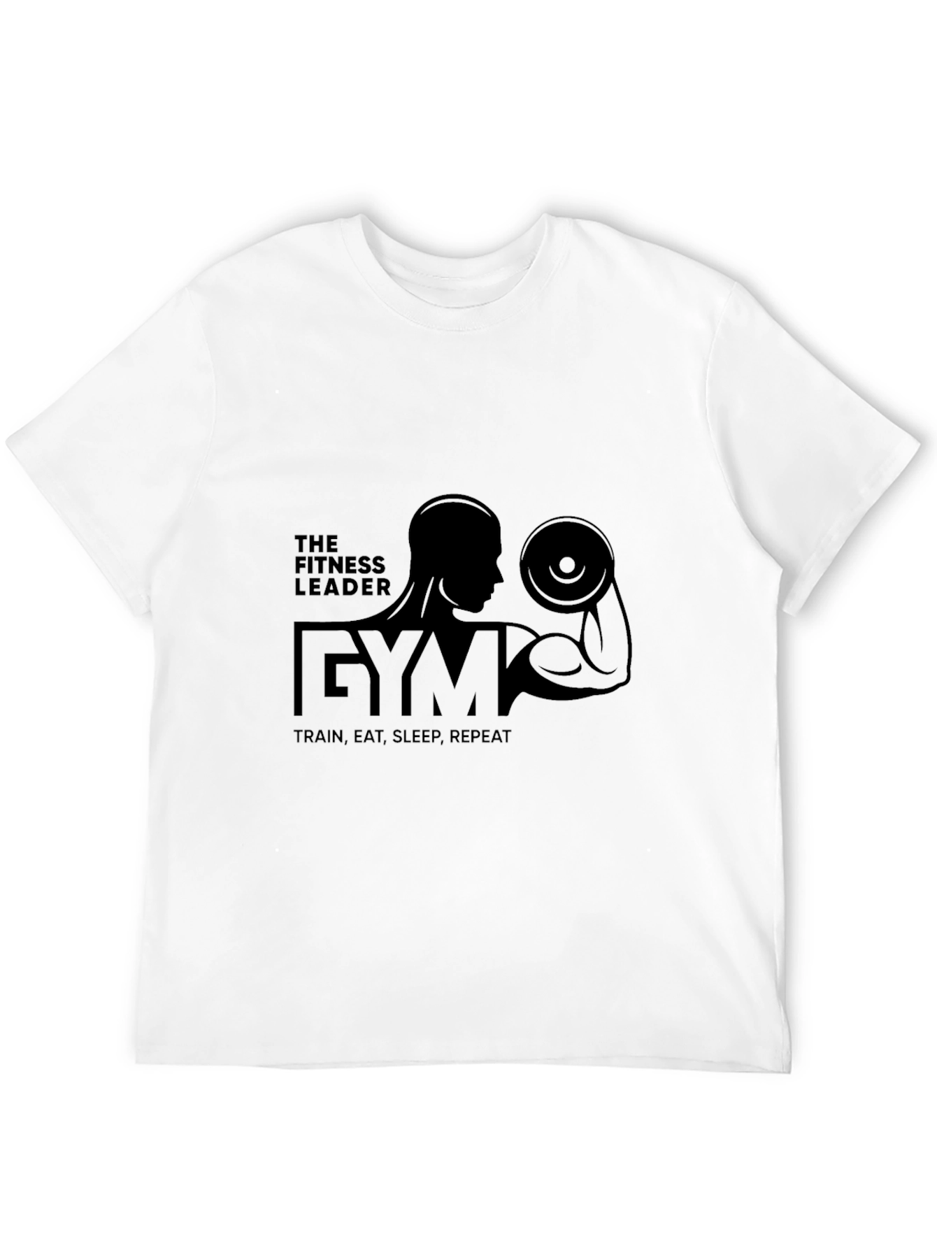 Fitness Leader Gym T-Shirt - Train Eat Sleep Repeat