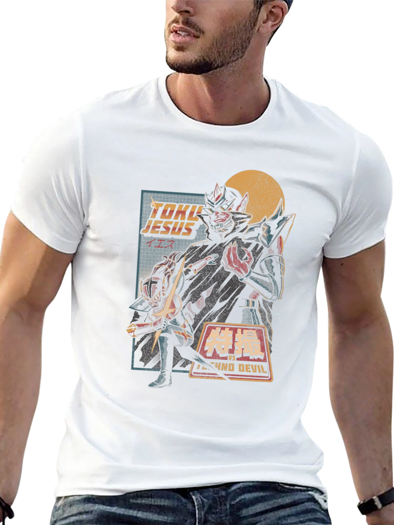 Toku Jesus vs Fiend Devil T-Shirt