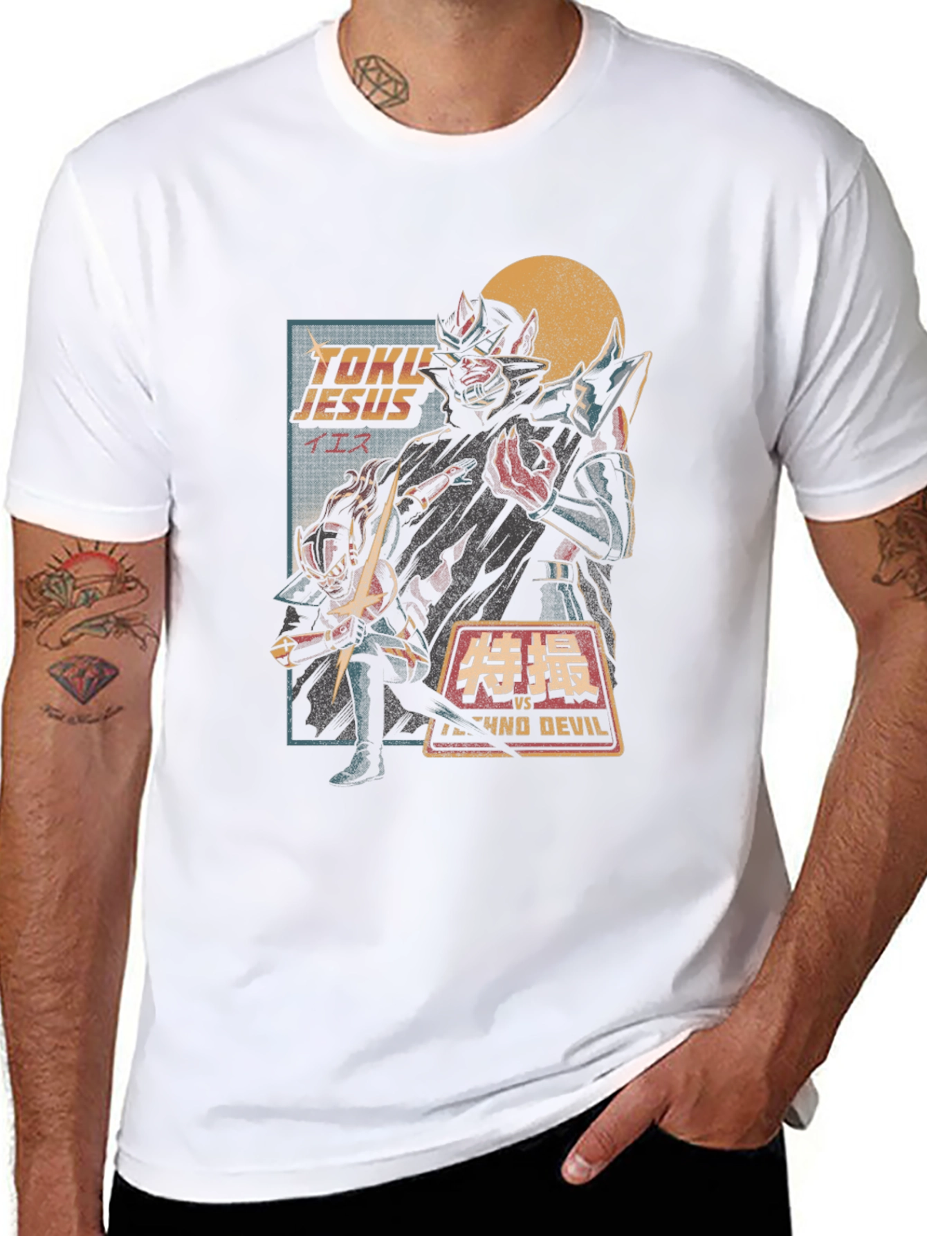 Toku Jesus vs Fiend Devil T-Shirt