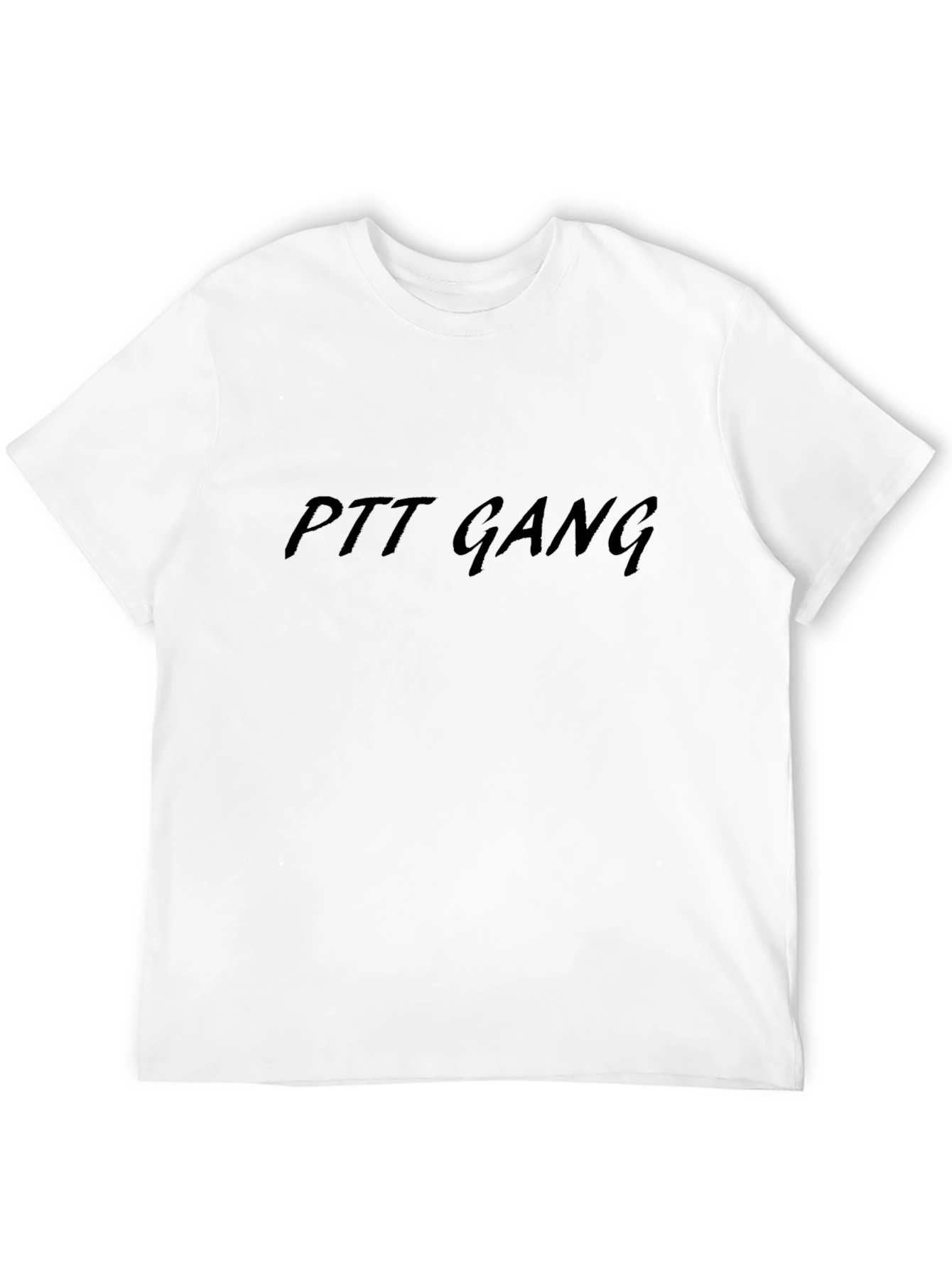 PTT Gang Black T-Shirt - Classic Crew Neck Tee