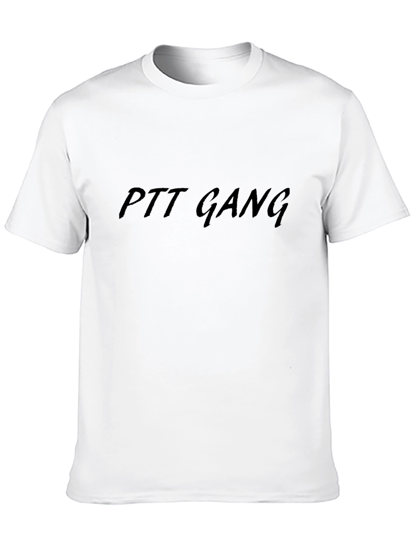 PTT Gang Black T-Shirt - Classic Crew Neck Tee
