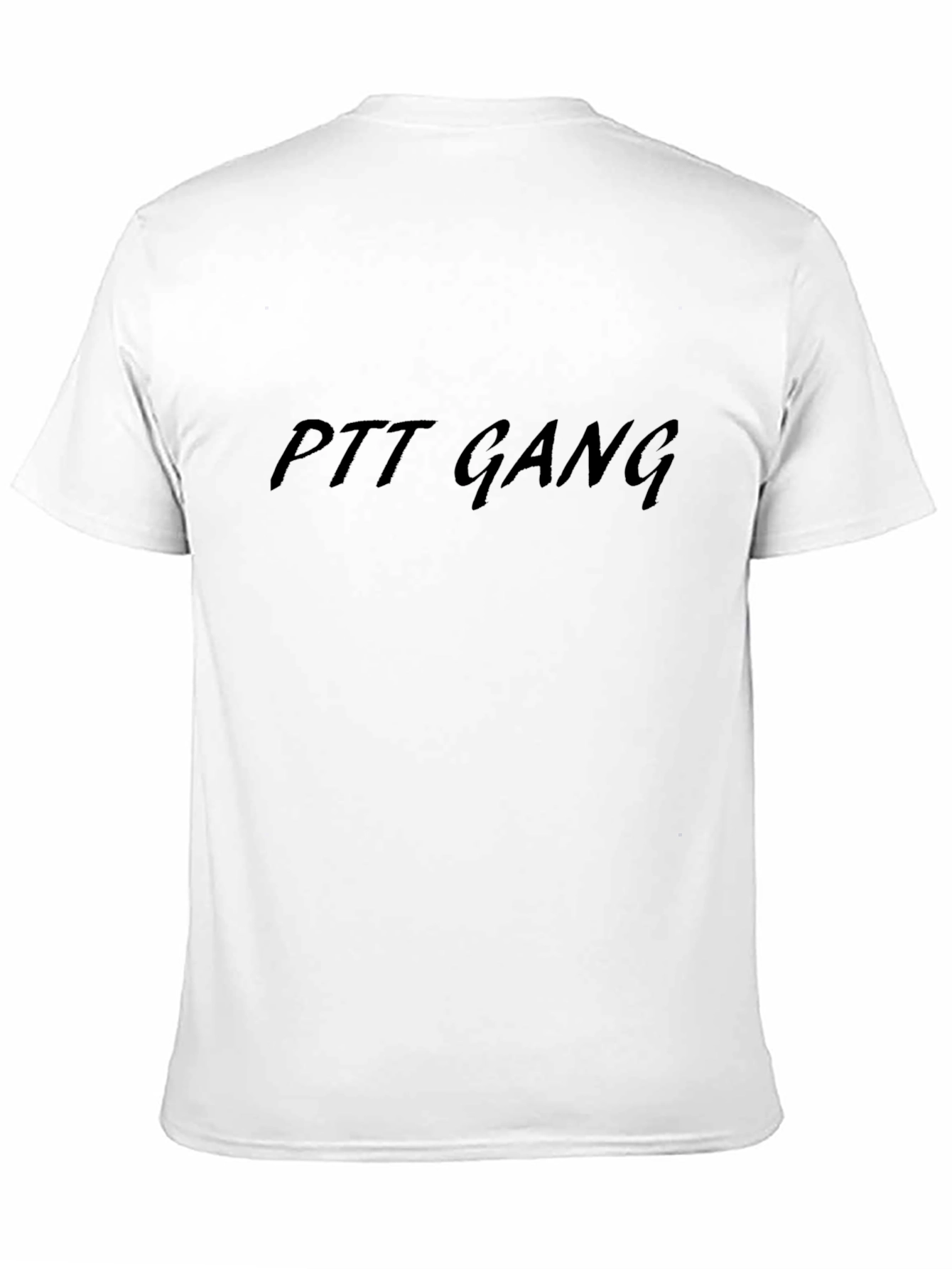 PTT Gang Black T-Shirt - Classic Crew Neck Tee