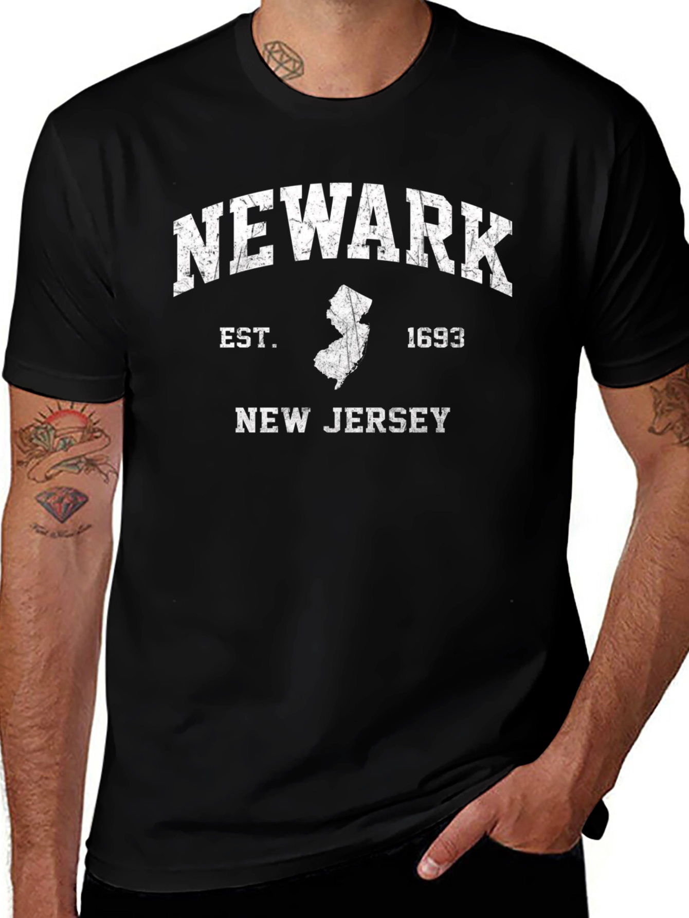 Newark New Jersey Est. 1693 Graphic Tee