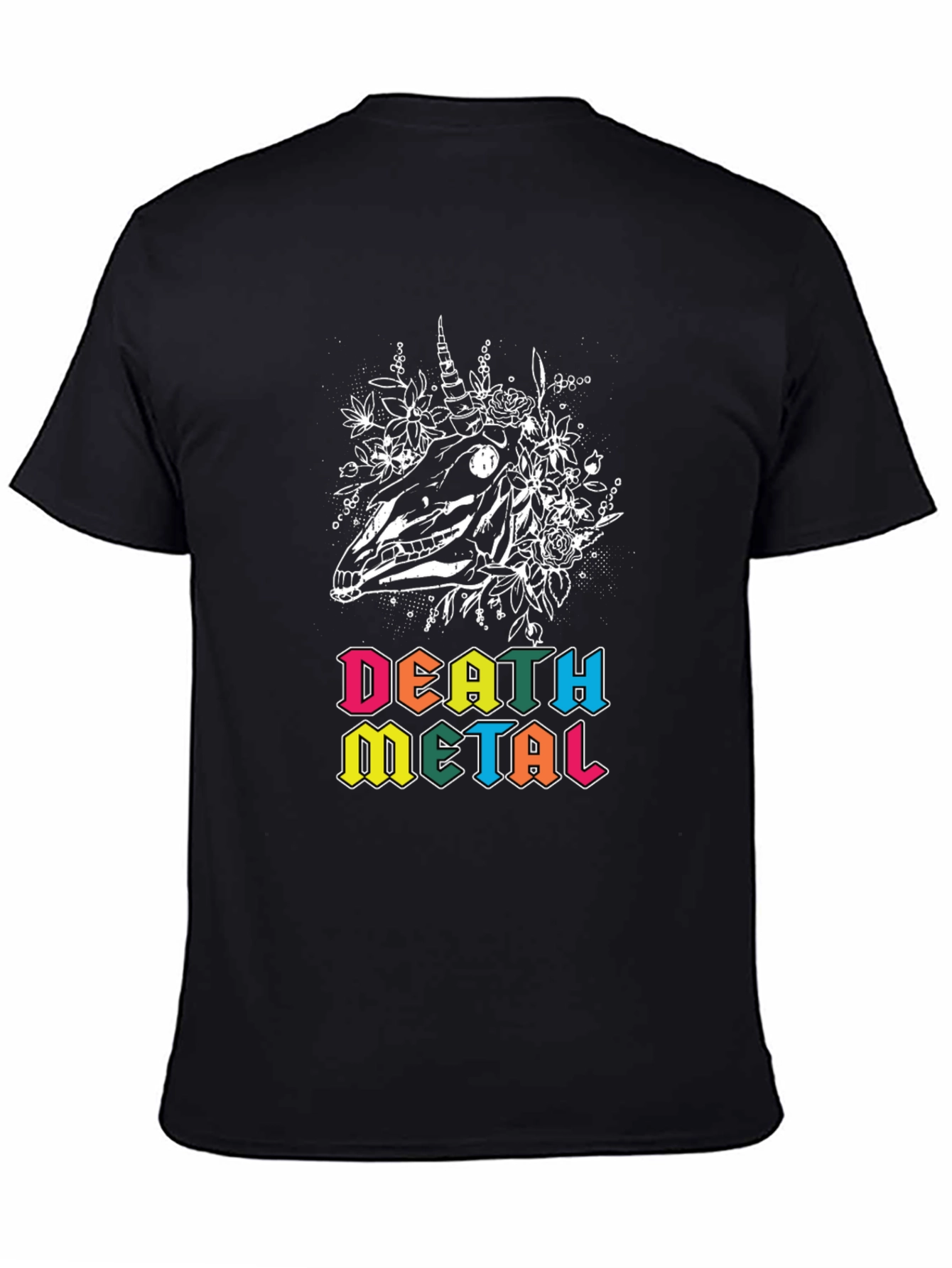 Death Metal Unicorn Skull T-Shirt