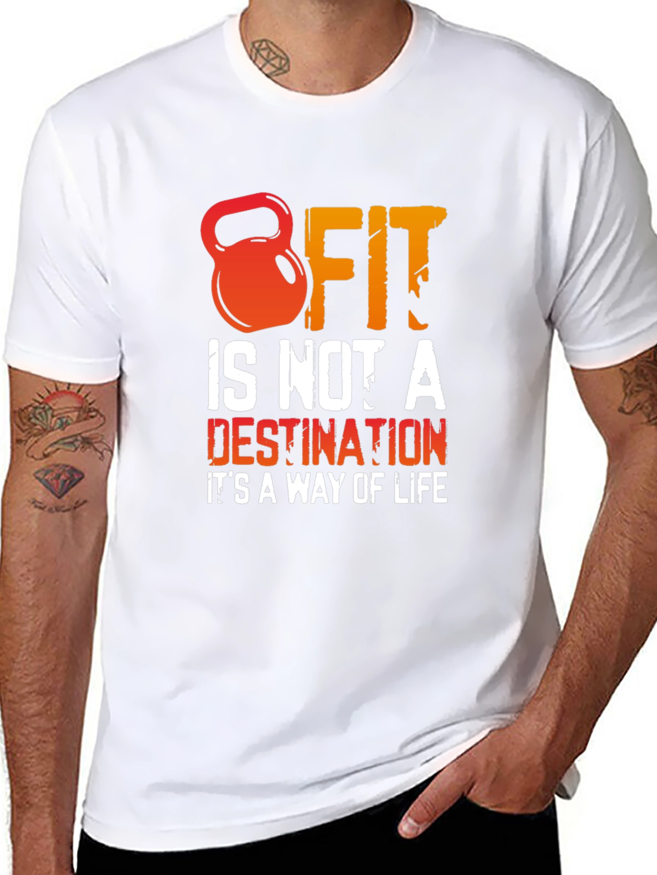 Fitness Motivation T-Shirt - Way of Life Design
