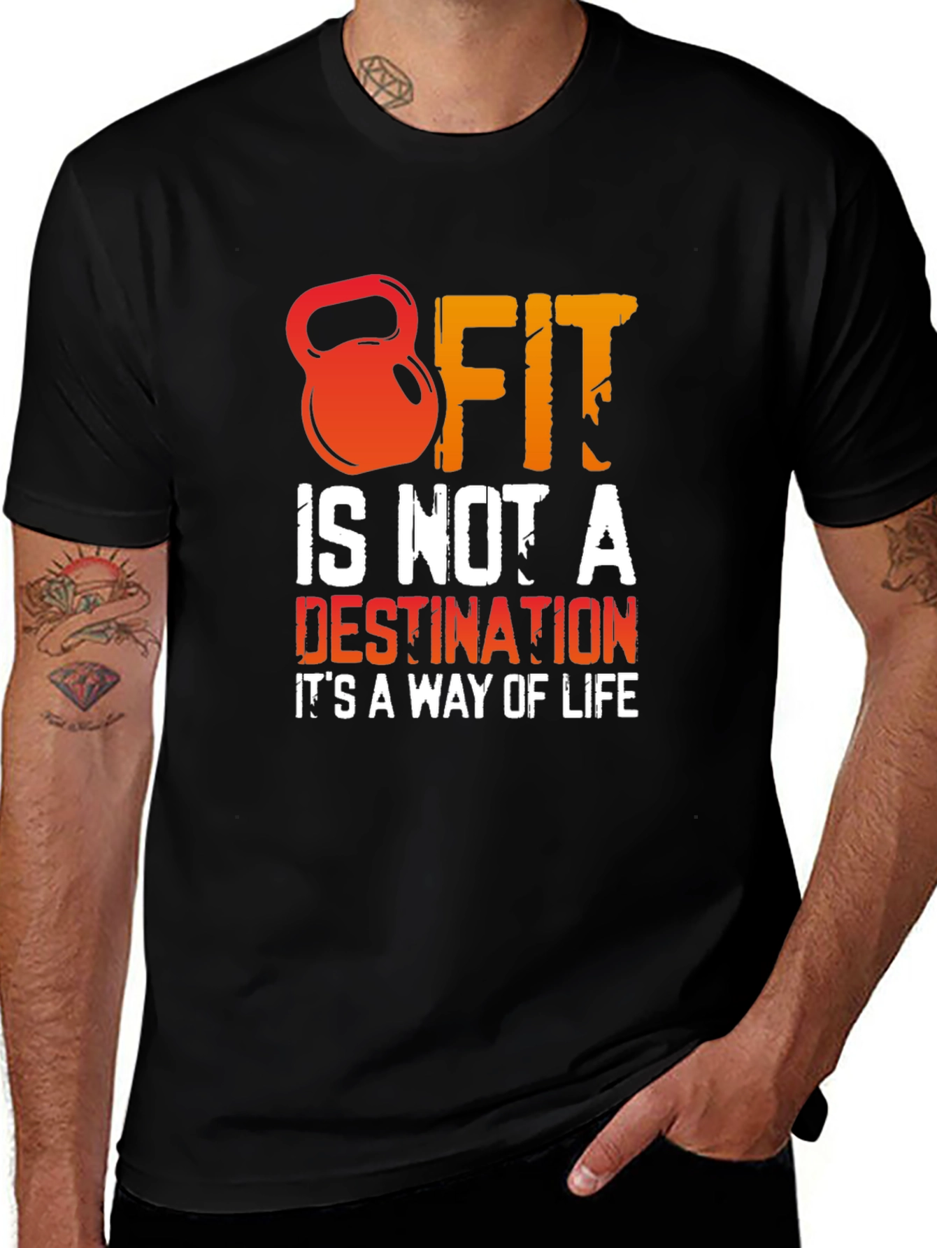 Fitness Motivation T-Shirt - Way of Life Design