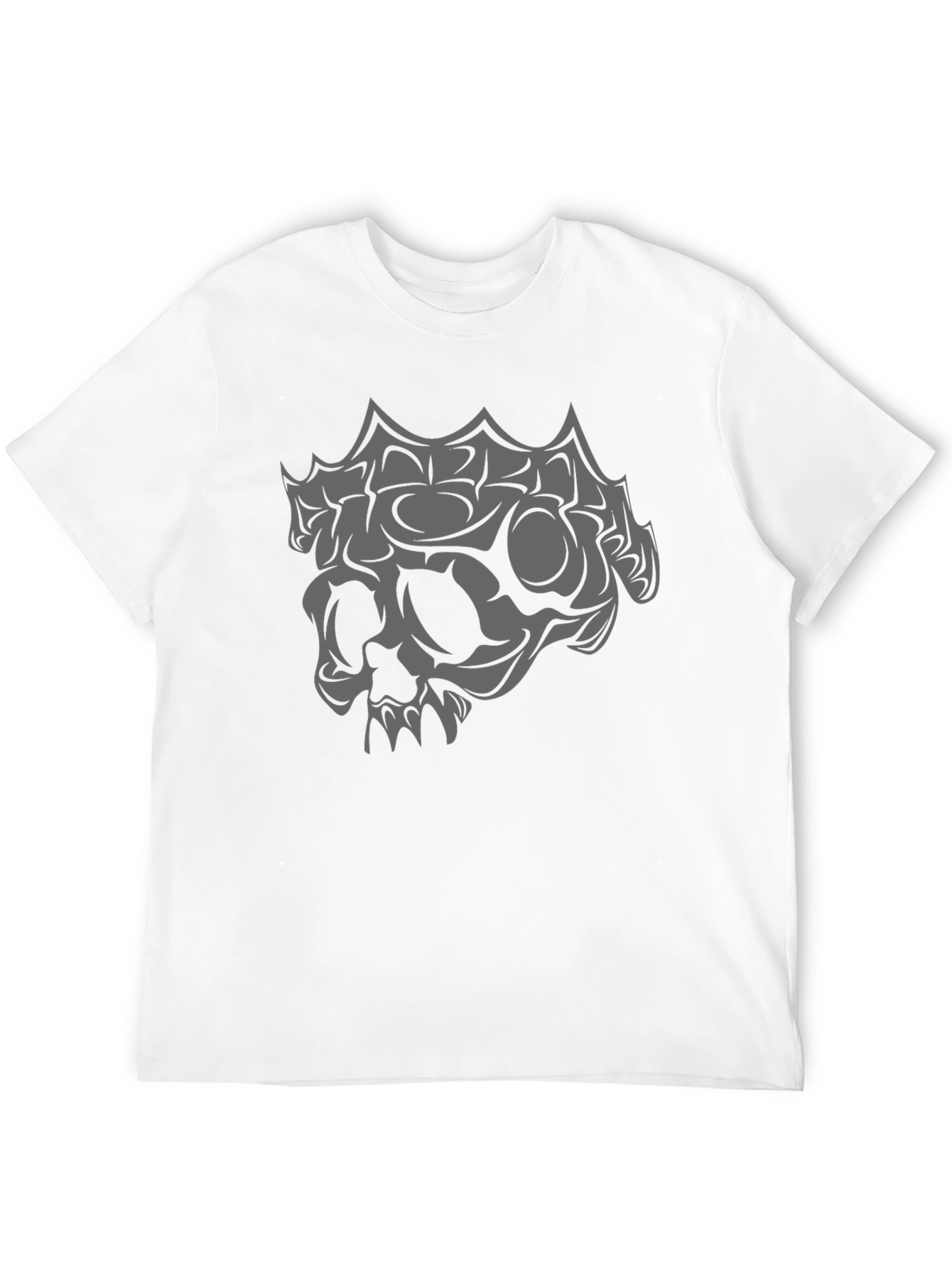 Skull Graphic Black T-Shirt - Edgy Style