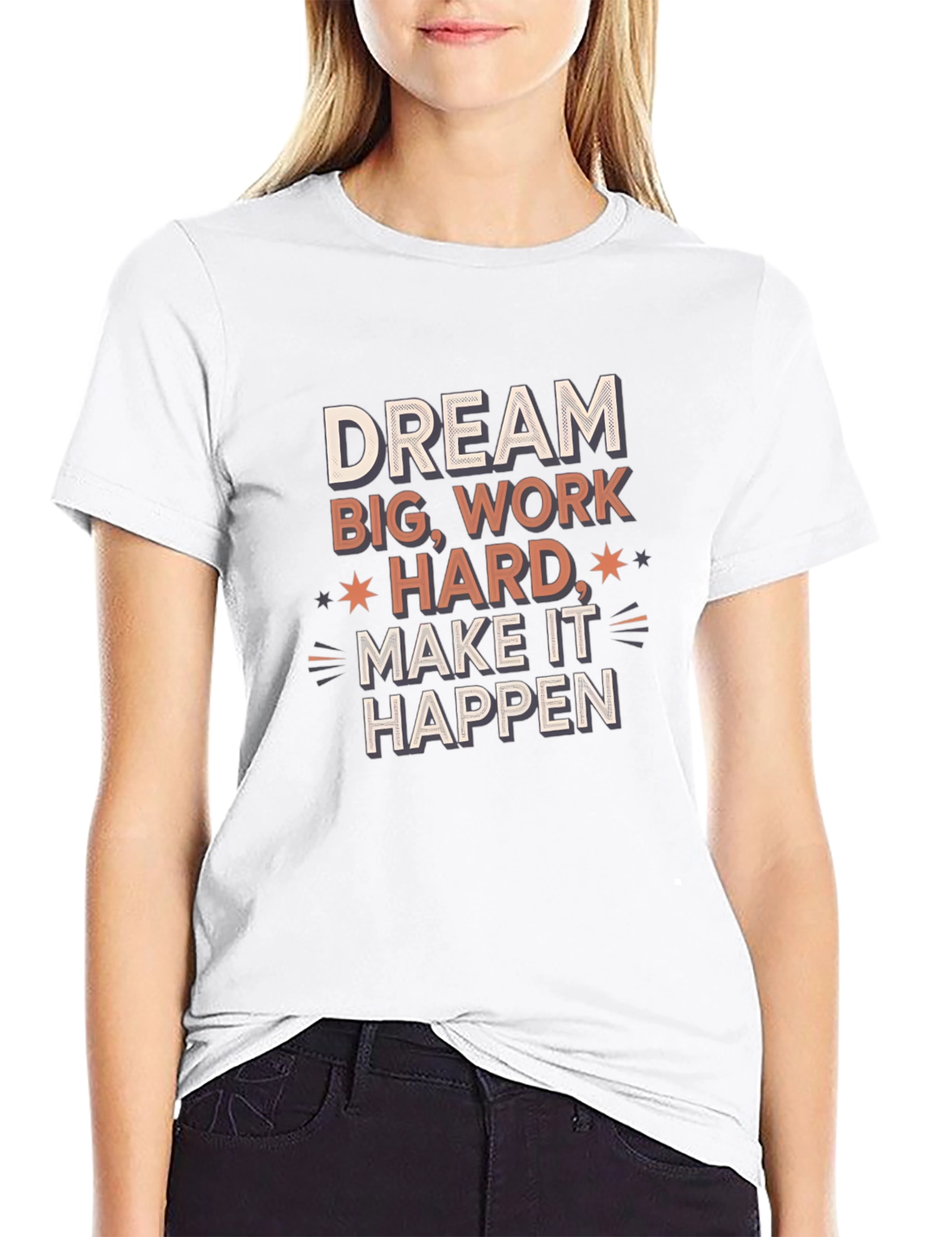 Dream Big Graphic Tee - Inspiring Message T-Shirt