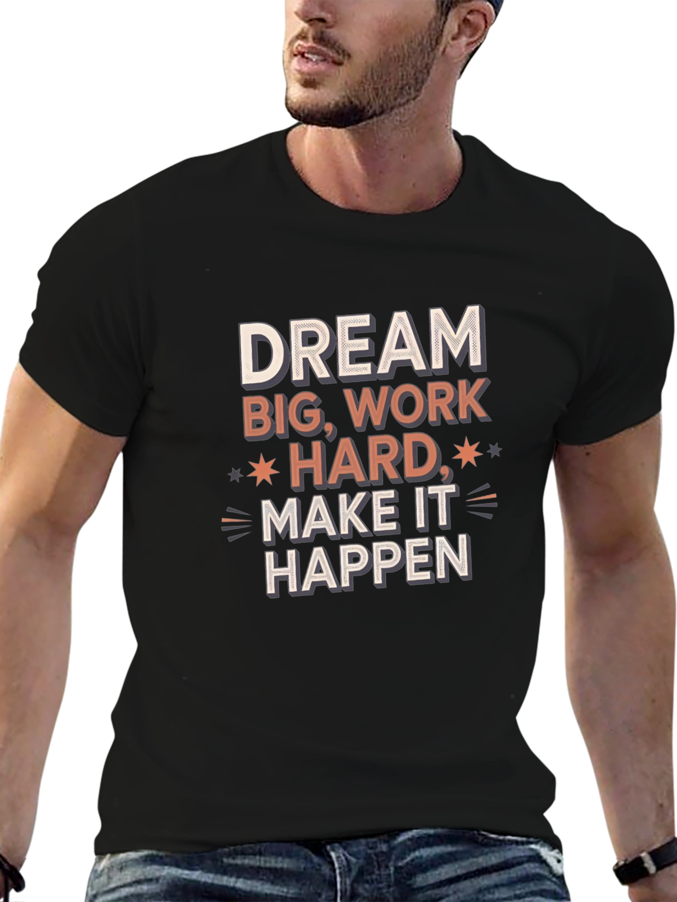 Dream Big Graphic Tee - Inspiring Message T-Shirt