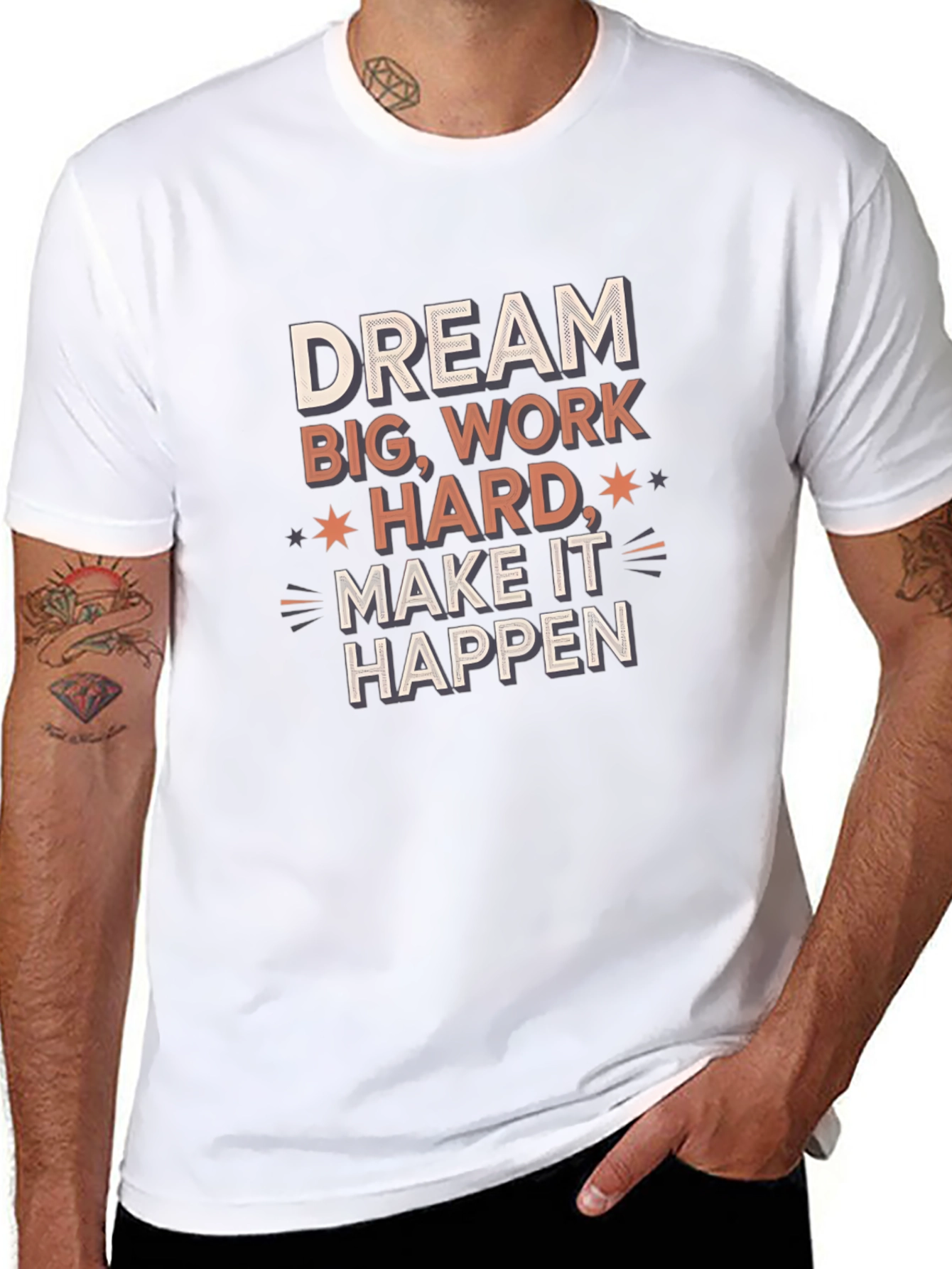 Dream Big Graphic Tee - Inspiring Message T-Shirt