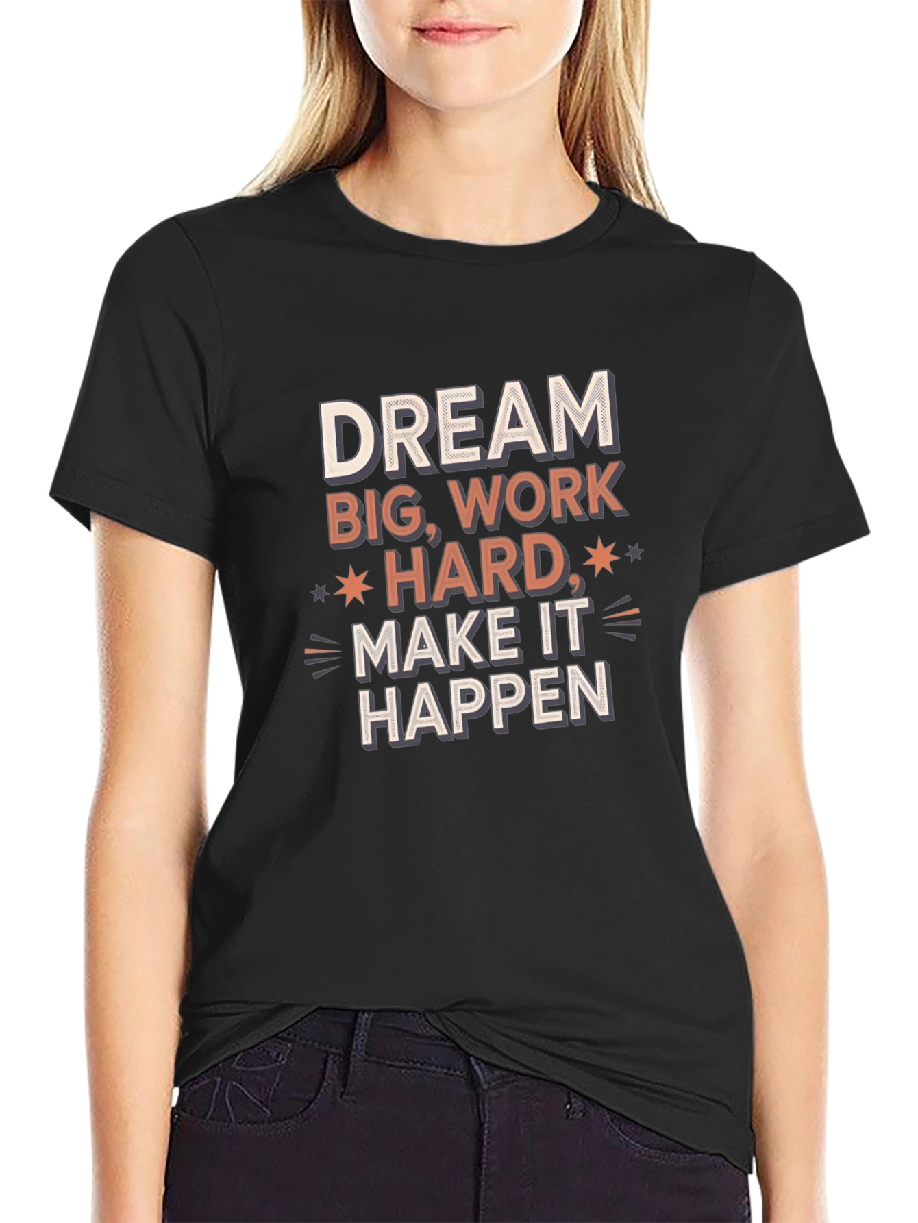 Dream Big Graphic Tee - Inspiring Message T-Shirt