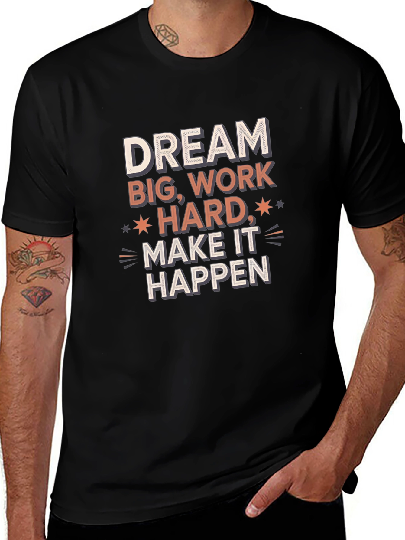 Dream Big Graphic Tee - Inspiring Message T-Shirt