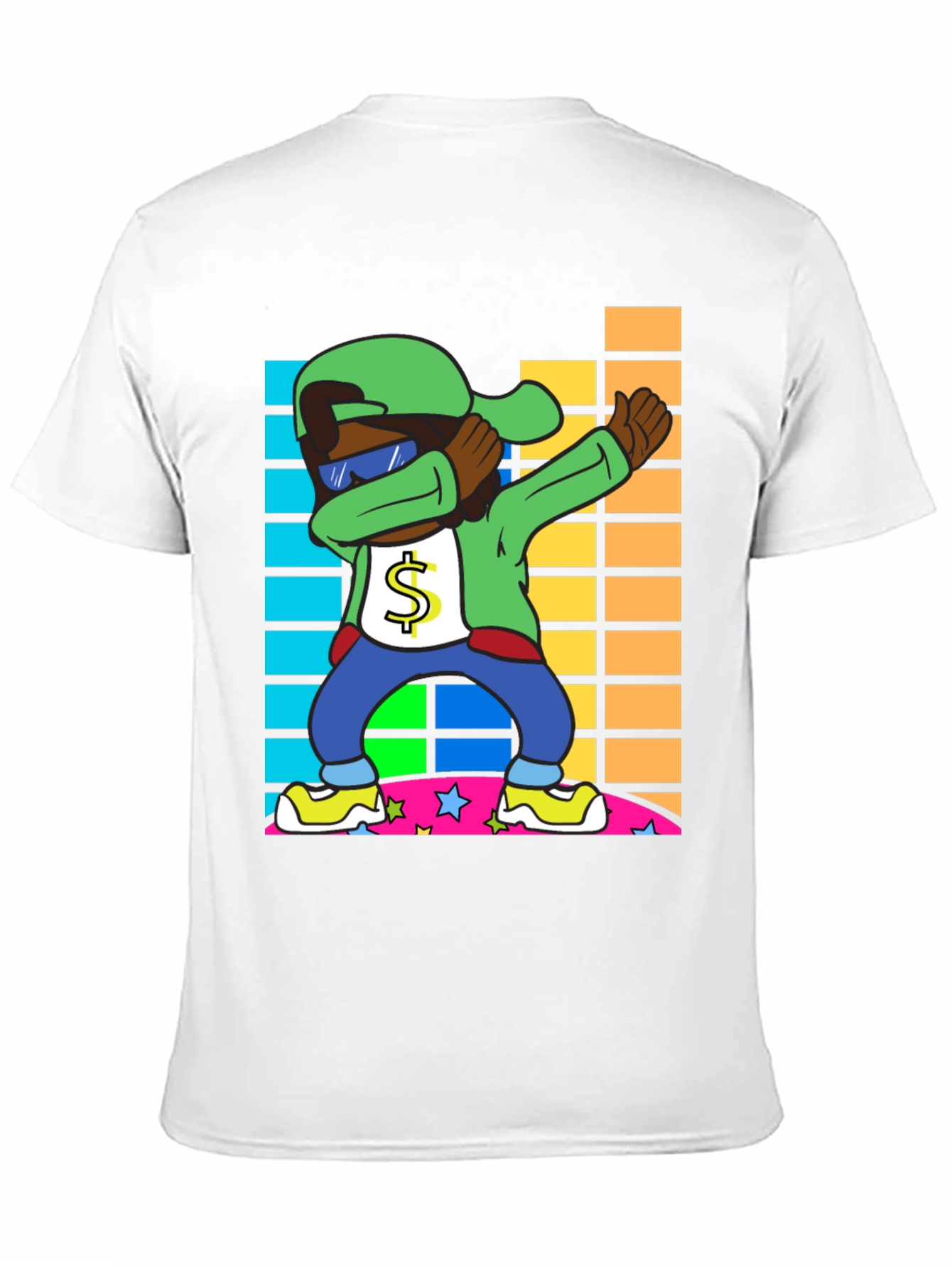 Dabbing Cartoon Character T-Shirt
