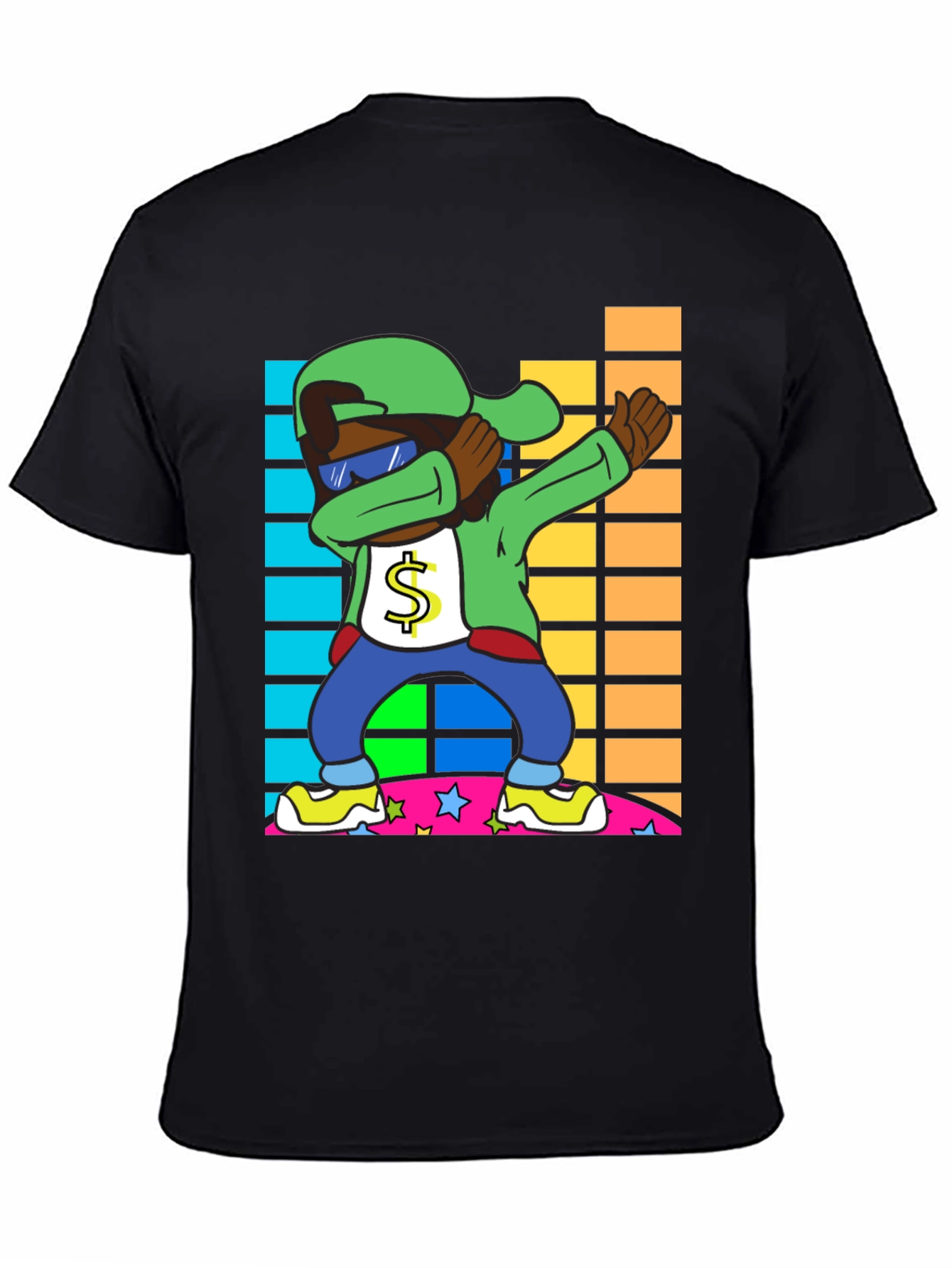 Dabbing Cartoon Character T-Shirt