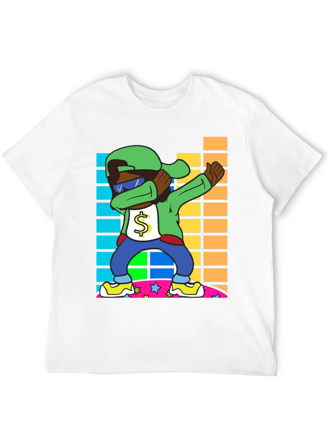 Dabbing Cartoon Character T-Shirt