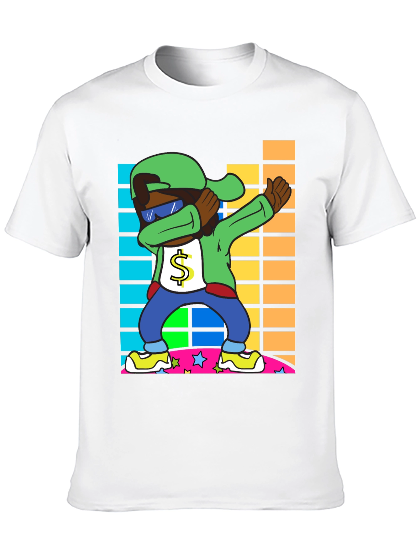 Dabbing Cartoon Character T-Shirt