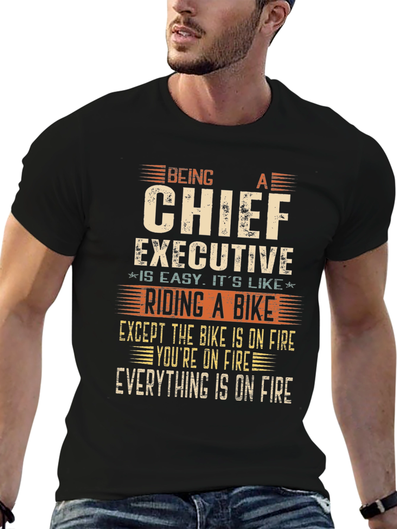 Chief Executive On Fire T-Shirt
