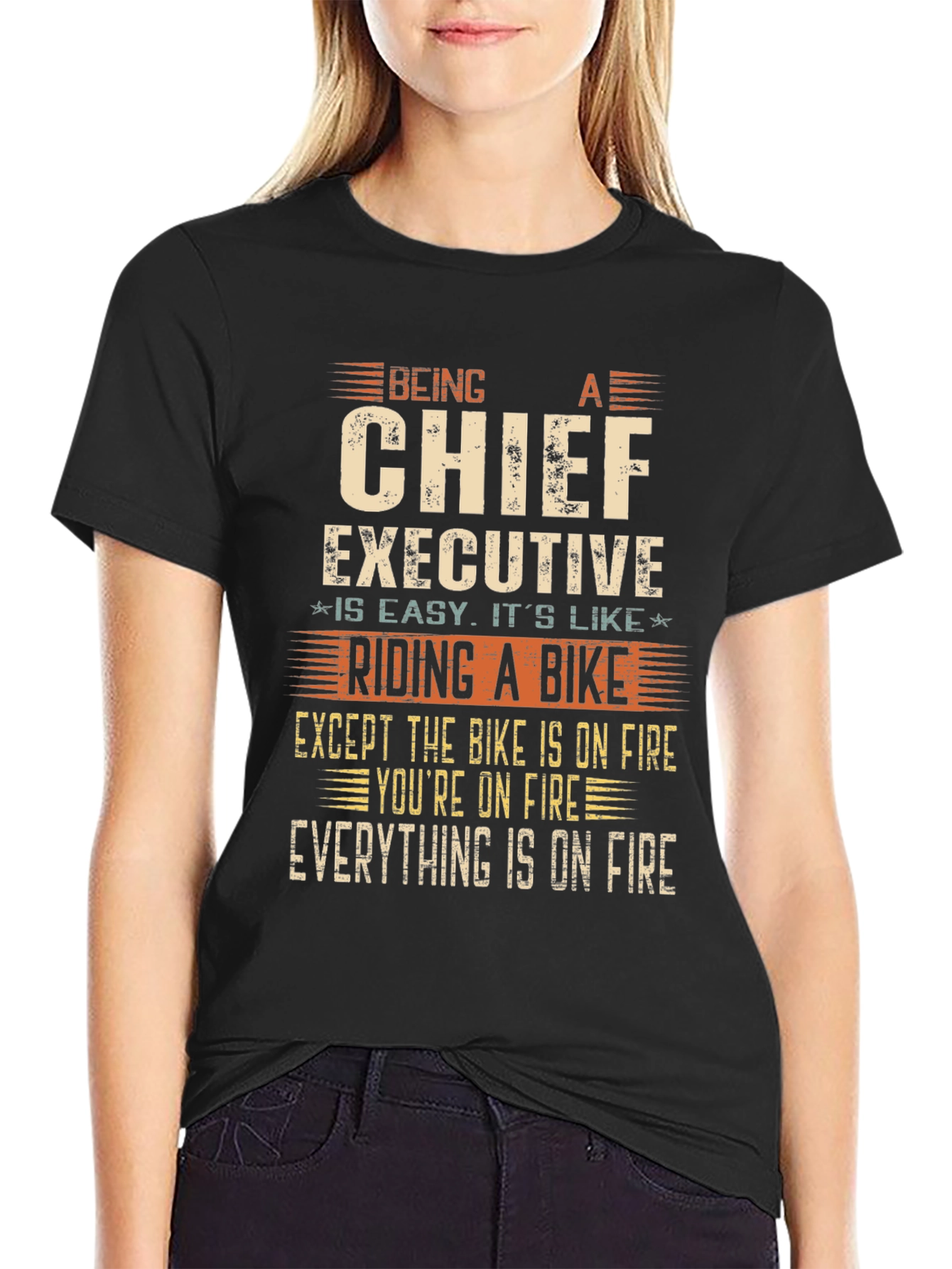 Chief Executive On Fire T-Shirt