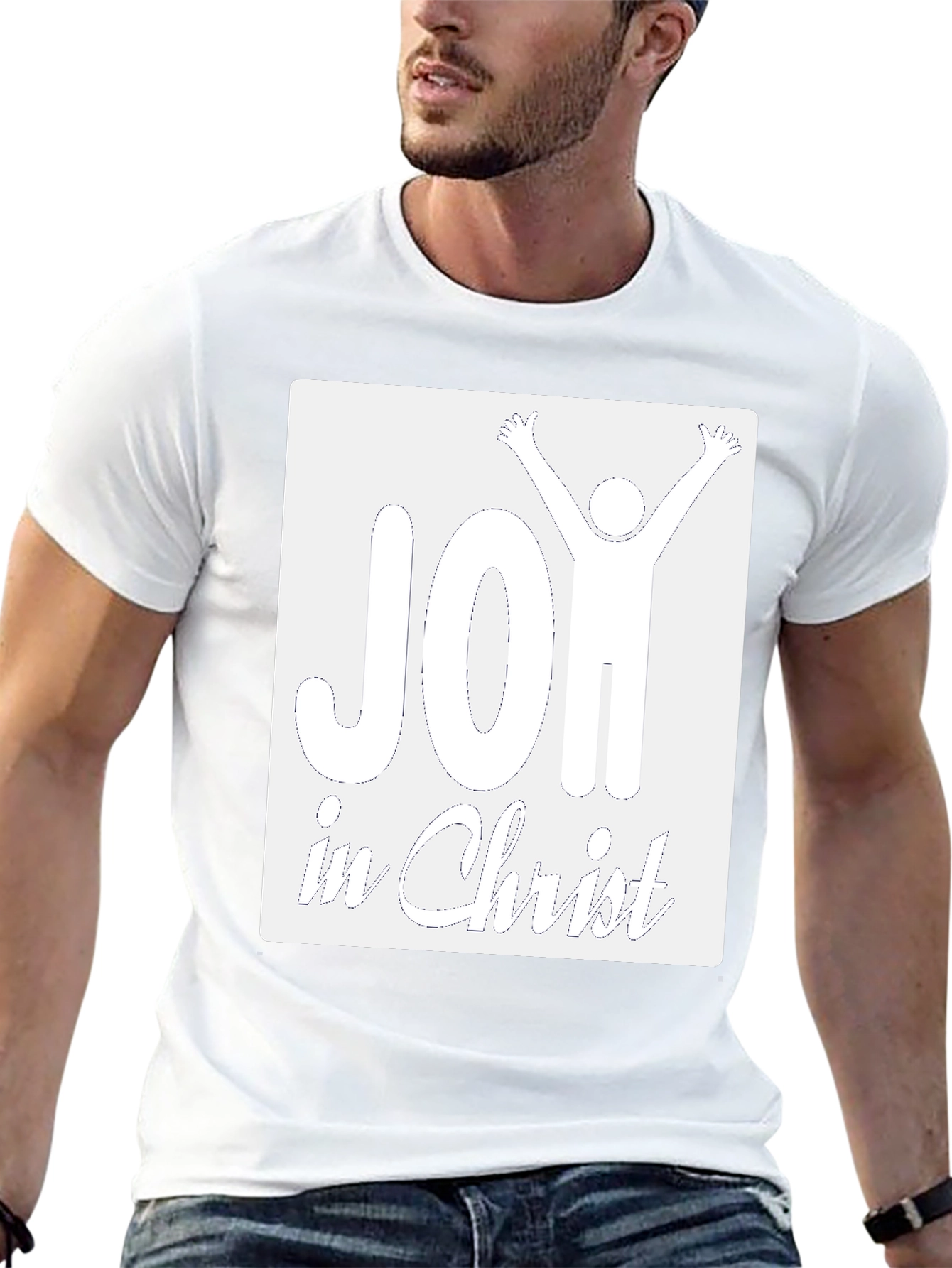 Joy in Christ Graphic T-Shirt - Christian Apparel