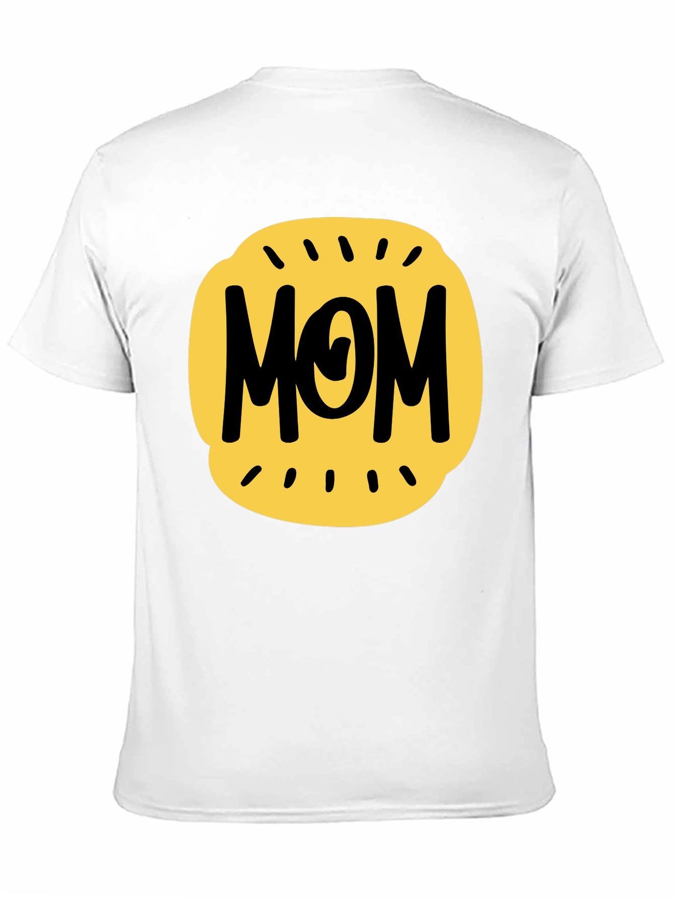 Mom Graphic Tee - Black Cotton Blend