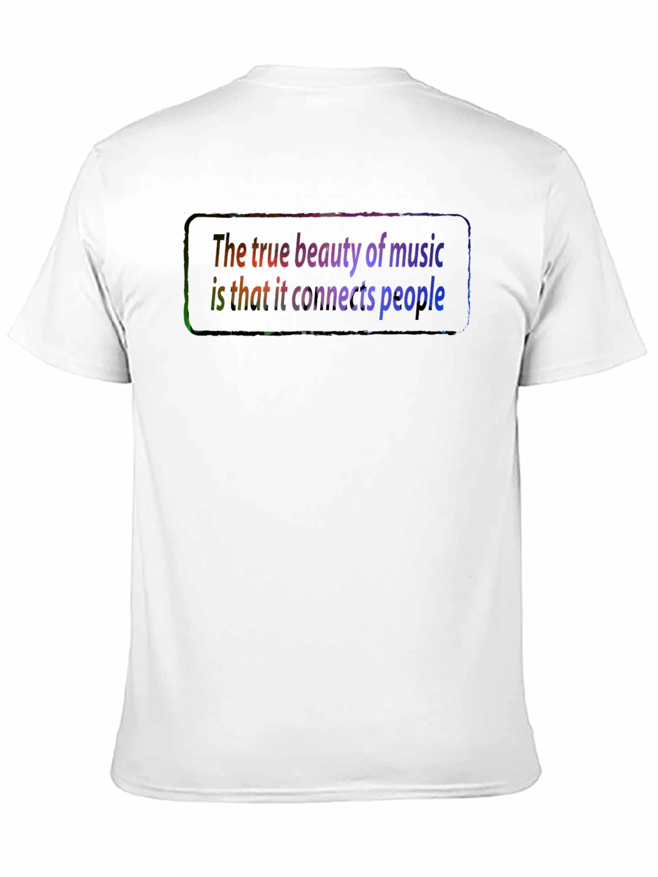 Music Connects People Graphic Tee - Black
