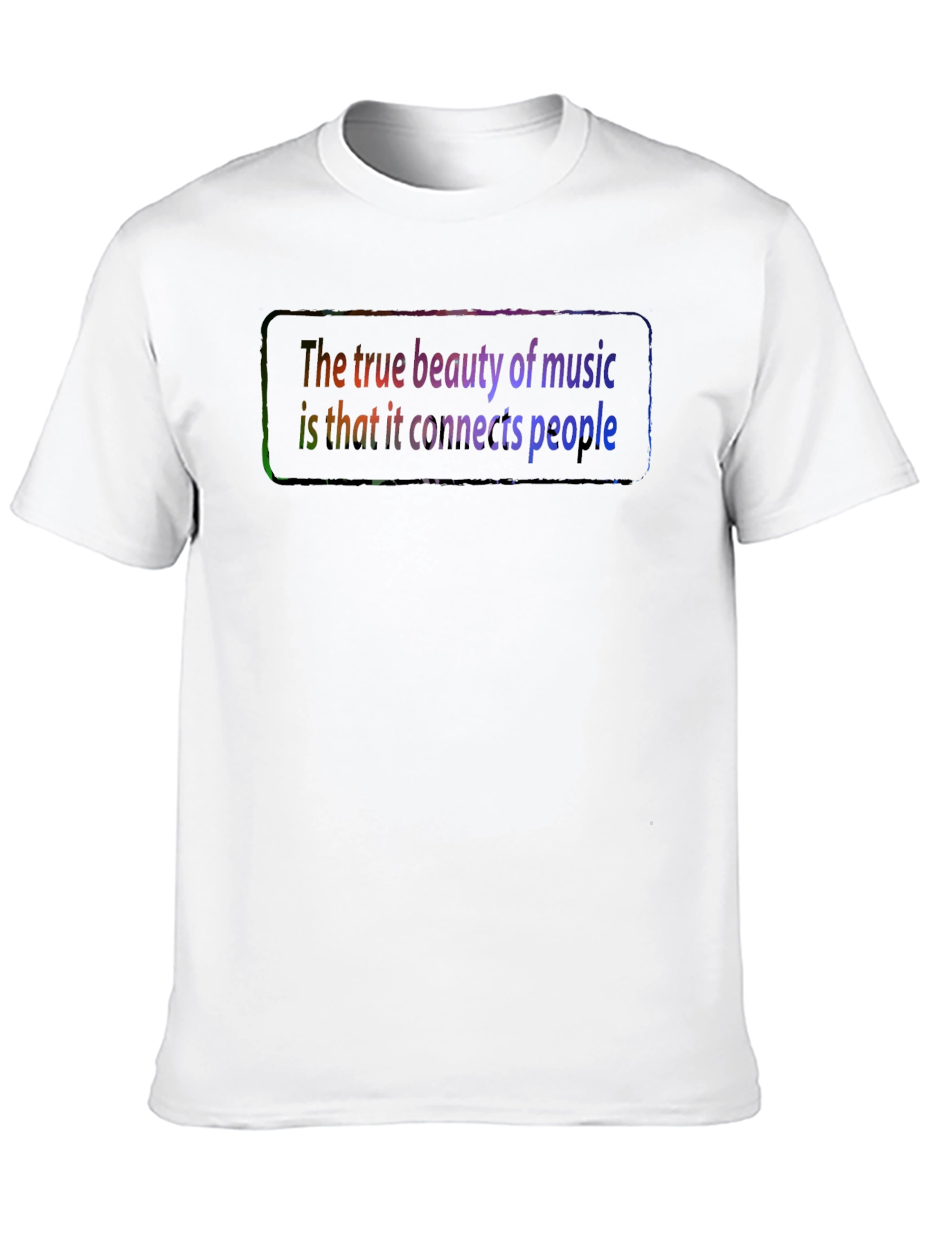 Music Connects People Graphic Tee - Black