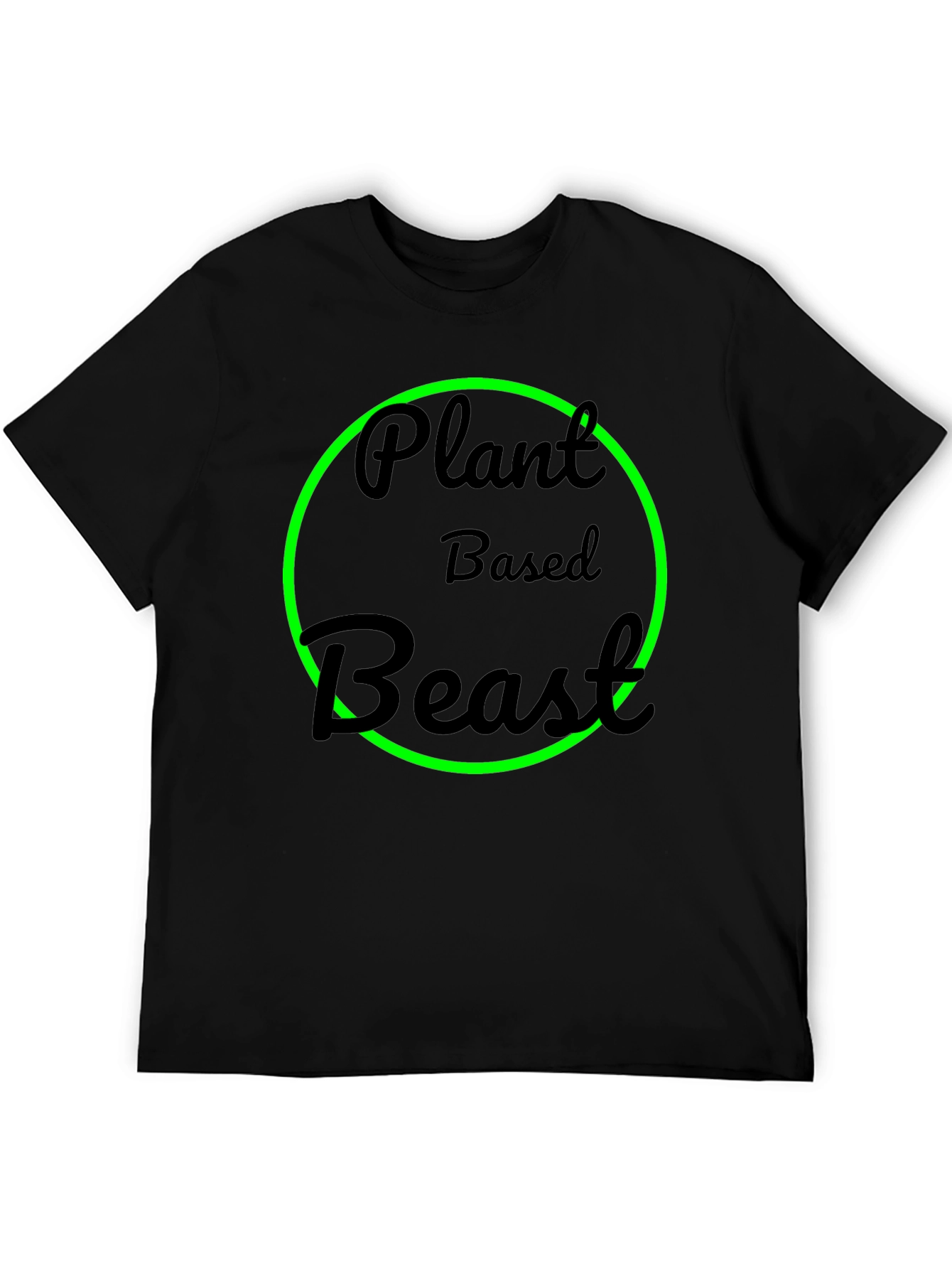 Plant Based Beast Black T-Shirt