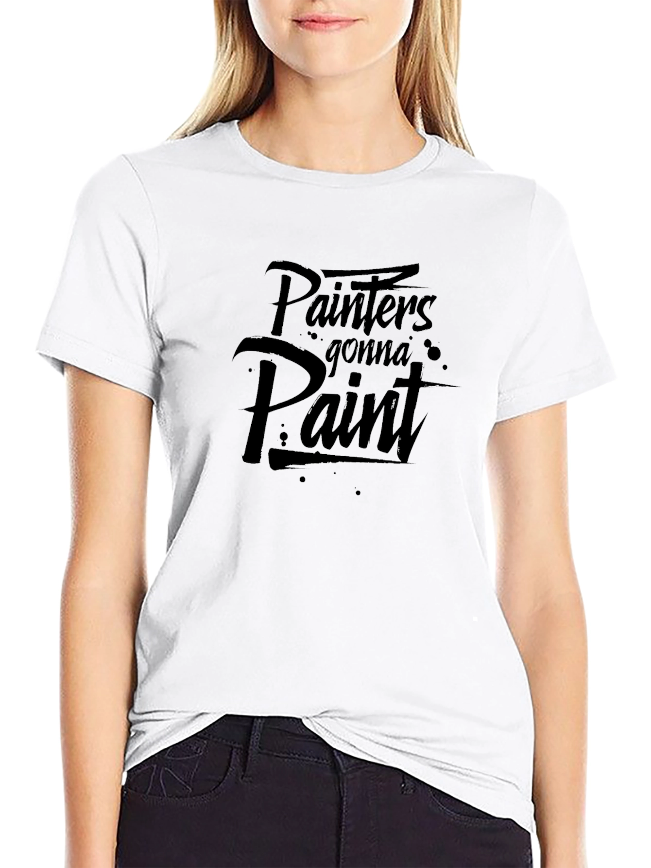 Painters Gonna Paint T-Shirt - Black