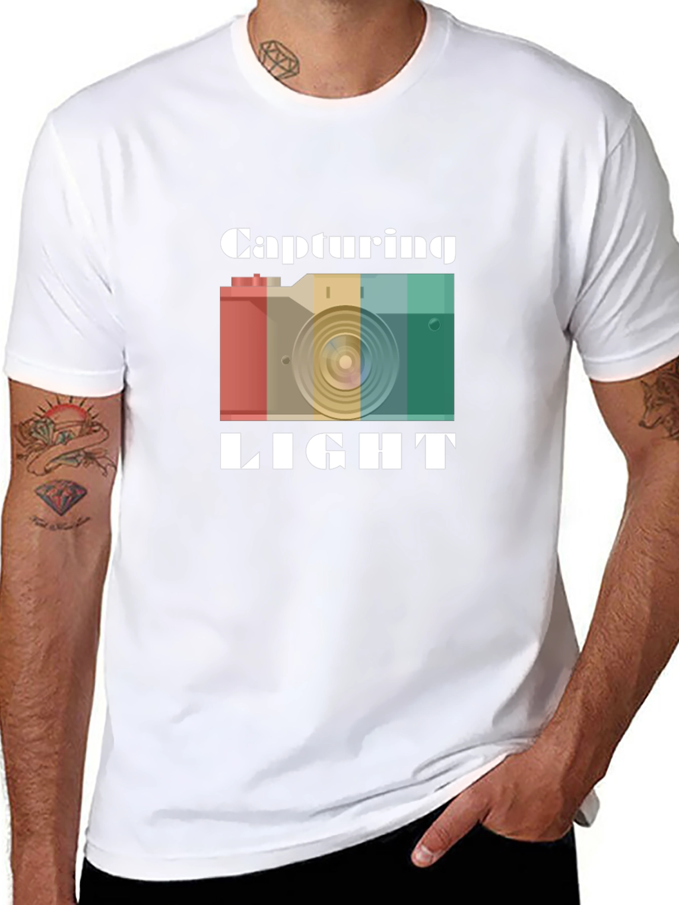 Capturing Light Camera Graphic Tee