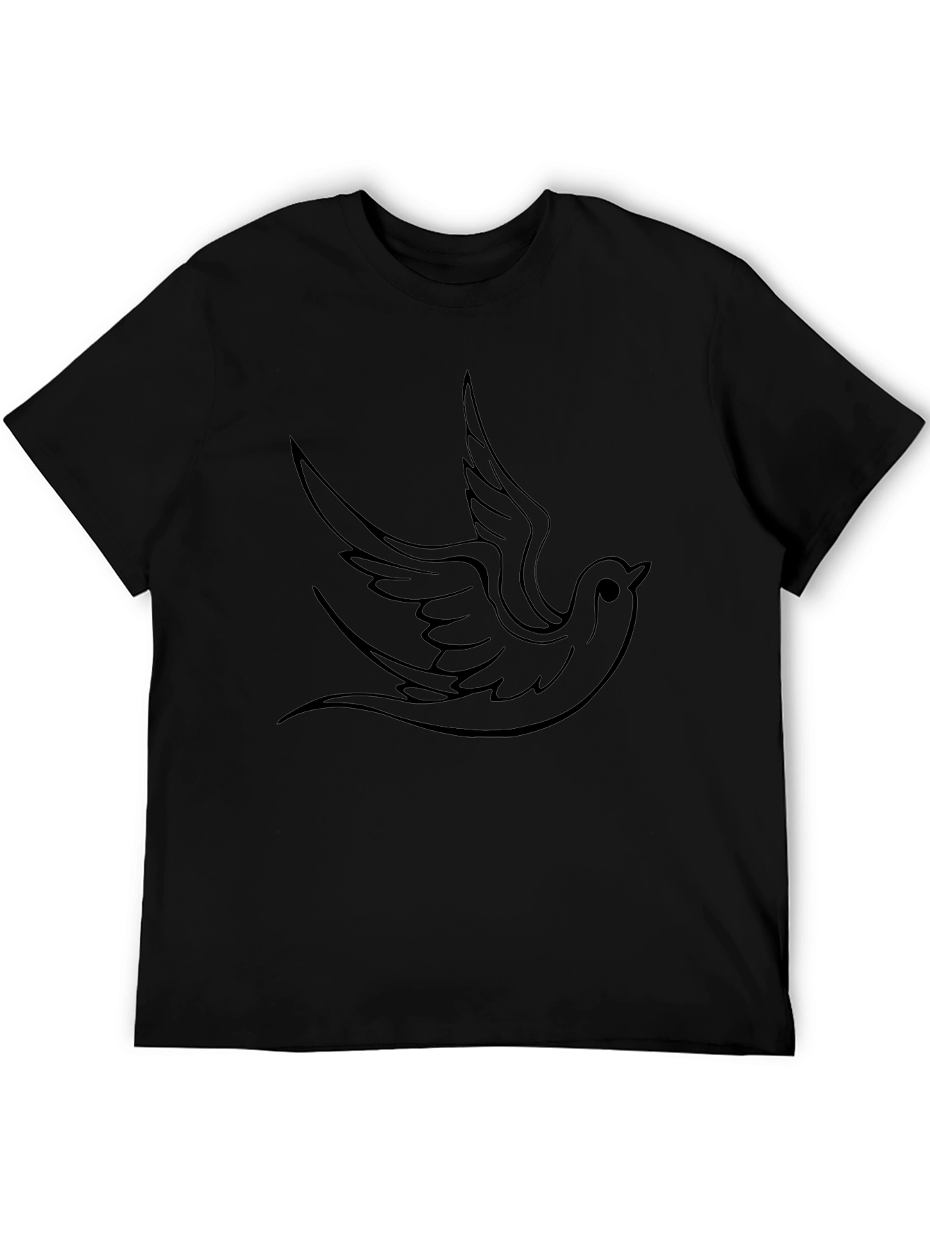 Black Bird Graphic Tee - Stylish & Comfortable