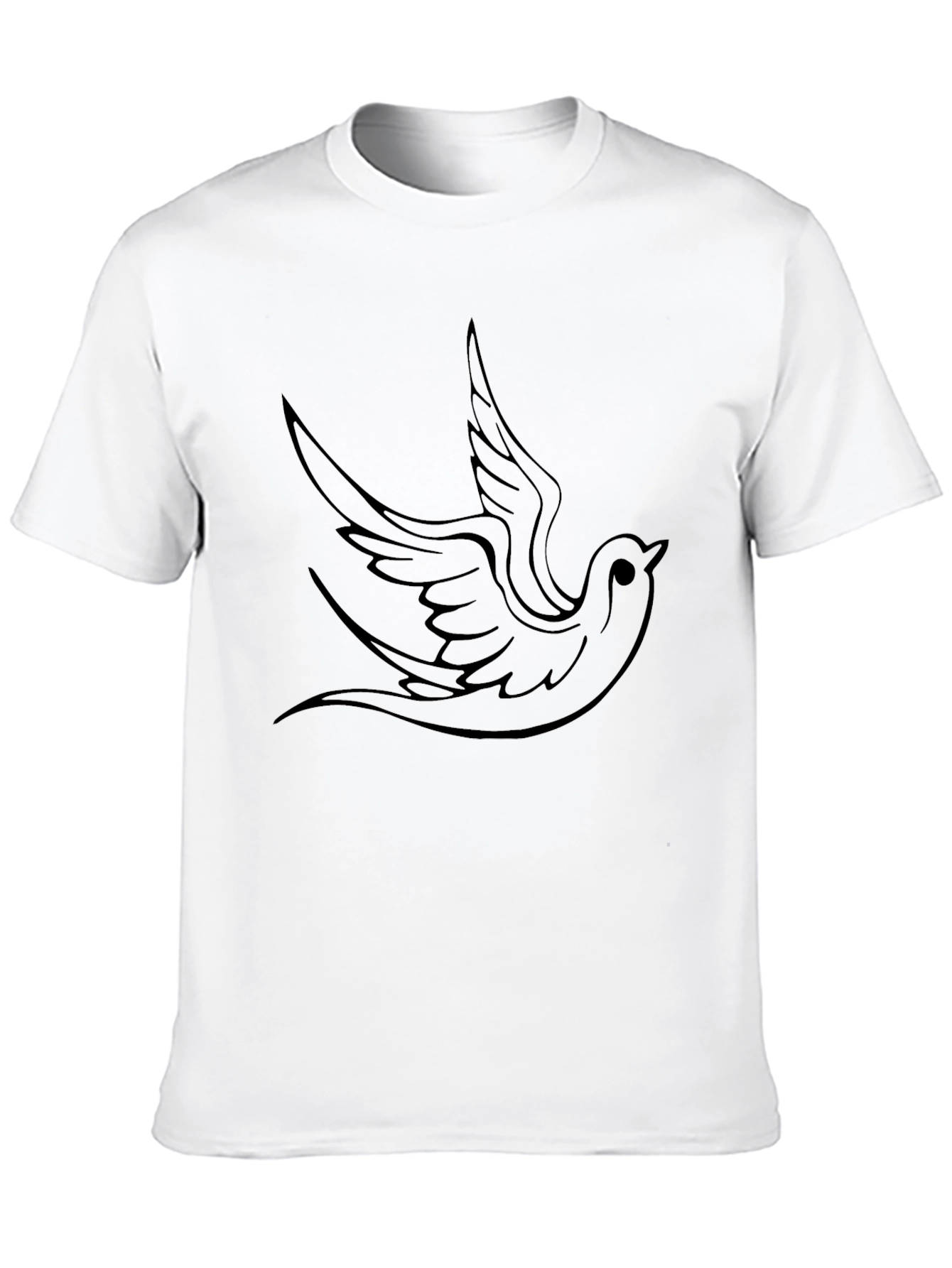 Black Bird Graphic Tee - Stylish & Comfortable