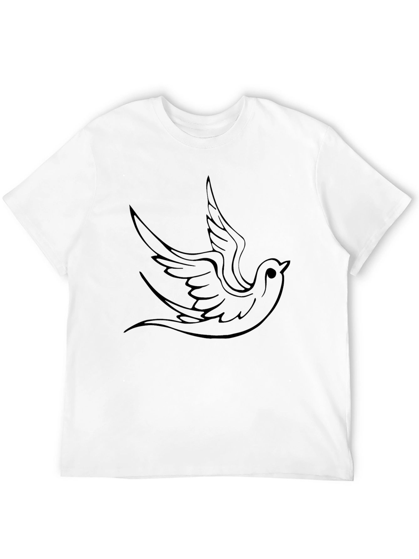 Black Bird Graphic Tee - Stylish & Comfortable