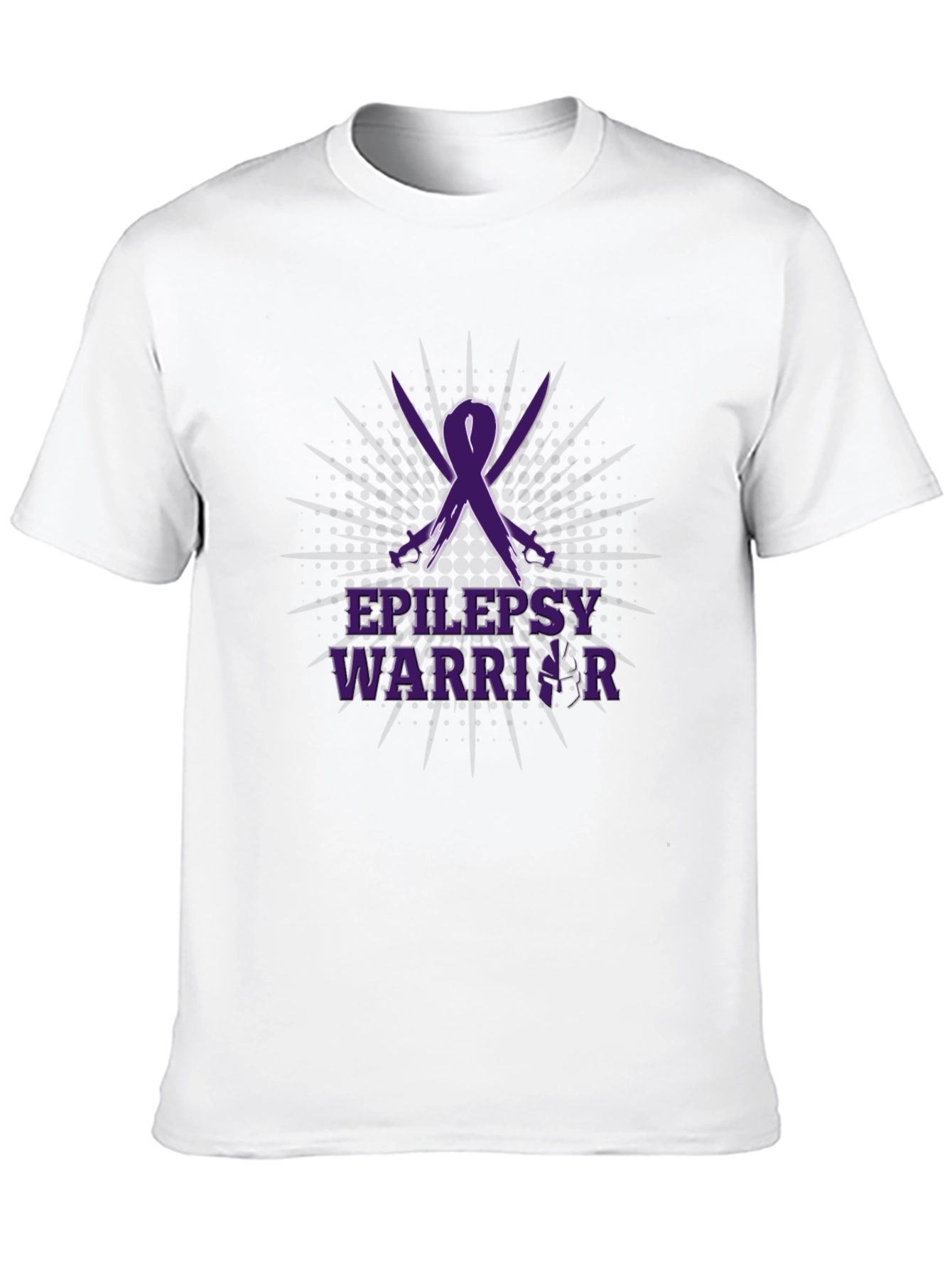 Epilepsy Warrior Ribbon Graphic T-Shirt